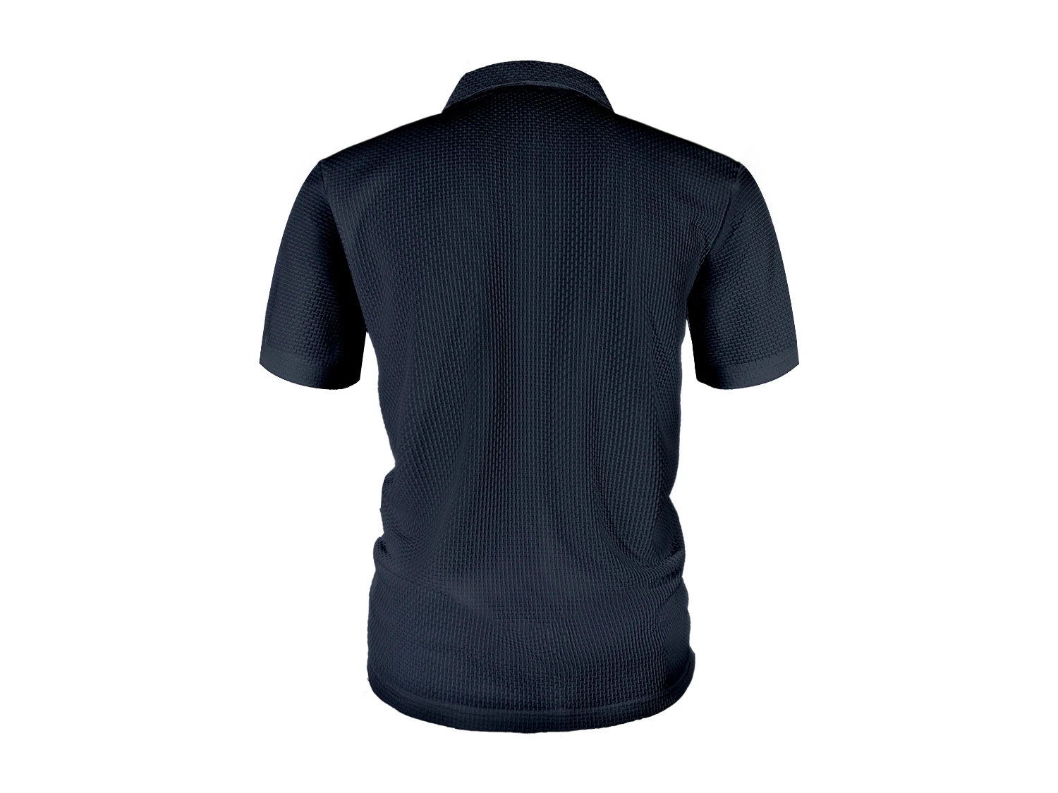 Summer ice silk lapel men's short-sleeved T-shirt, men's top