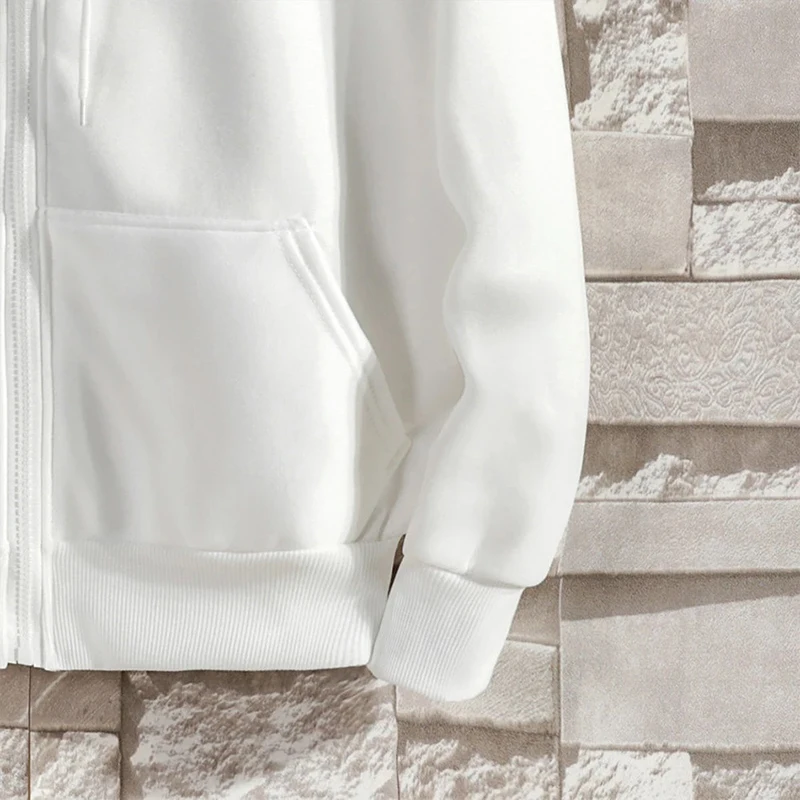 Zipper Hoodies Autumn Winter Men's New Long Sleeve Hooded Sweatshirt Fashion Casual Male Outfit Sportwear Loose Fit Clothes