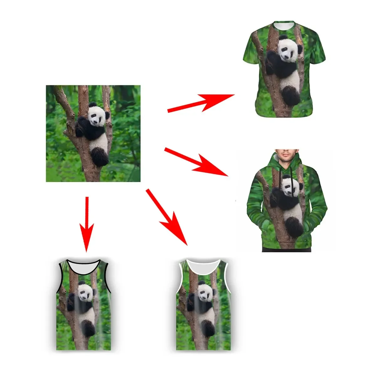 Full Body 3D Printed T-Shirt, Personalized DIY Customization, Adult Men's Vest, Casual Sports, Street Parties, Gym Tops, Party