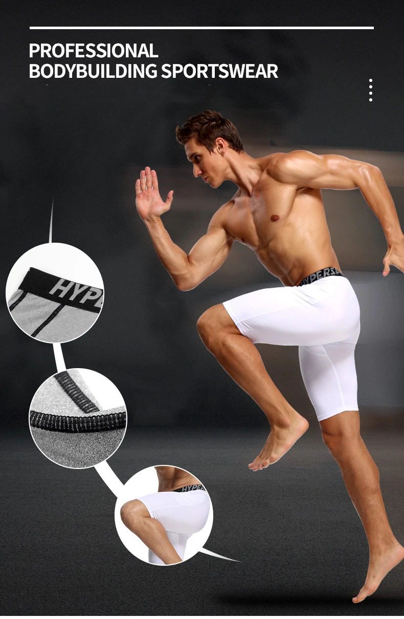 Compression Training Shorts Men Summer Sportswear Joggers Short Pants Quick Dry Gyms Fitness Male Tights Workout Sports Shorts