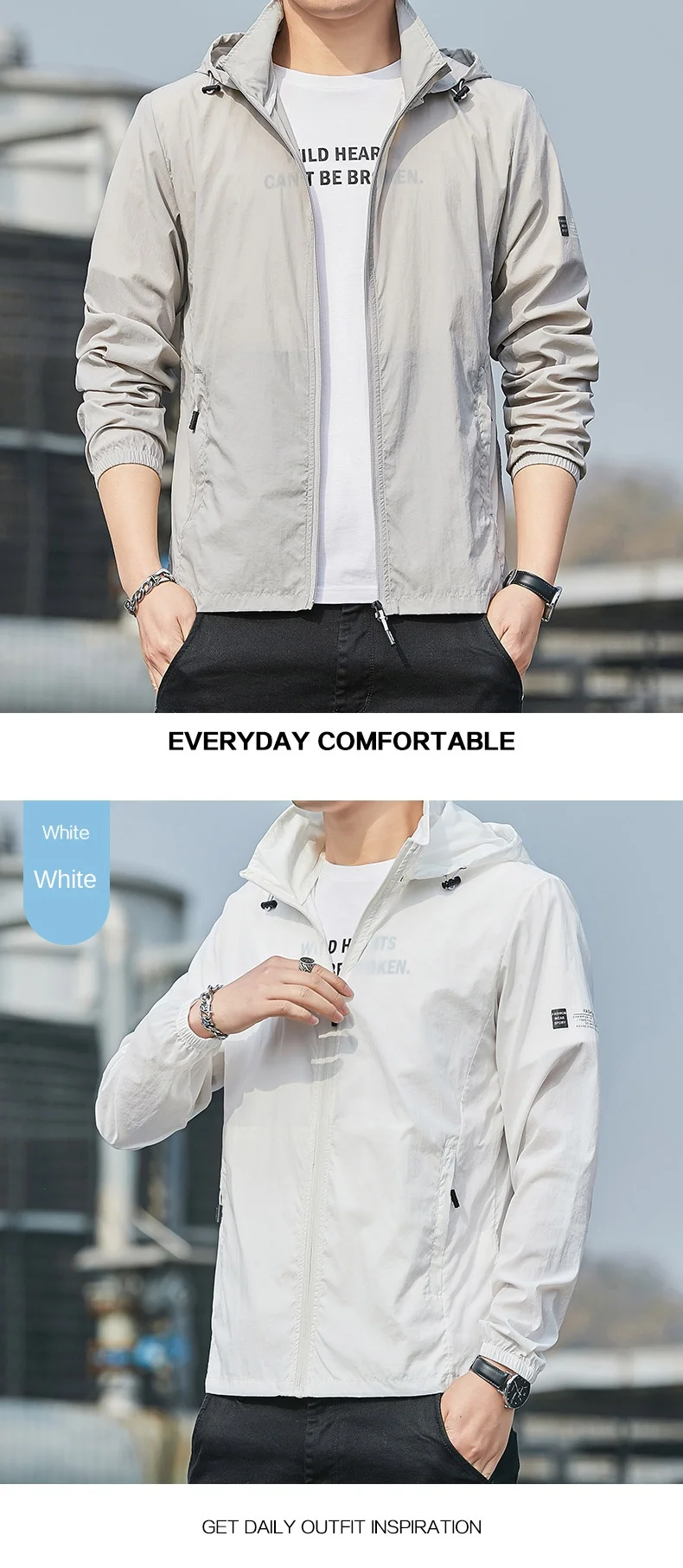 2025Summer Hooded Jacket Men Women Waterproof Sun Protection Clothing Fishing Hunting Clothes Quick Dry Skin Windbreaker