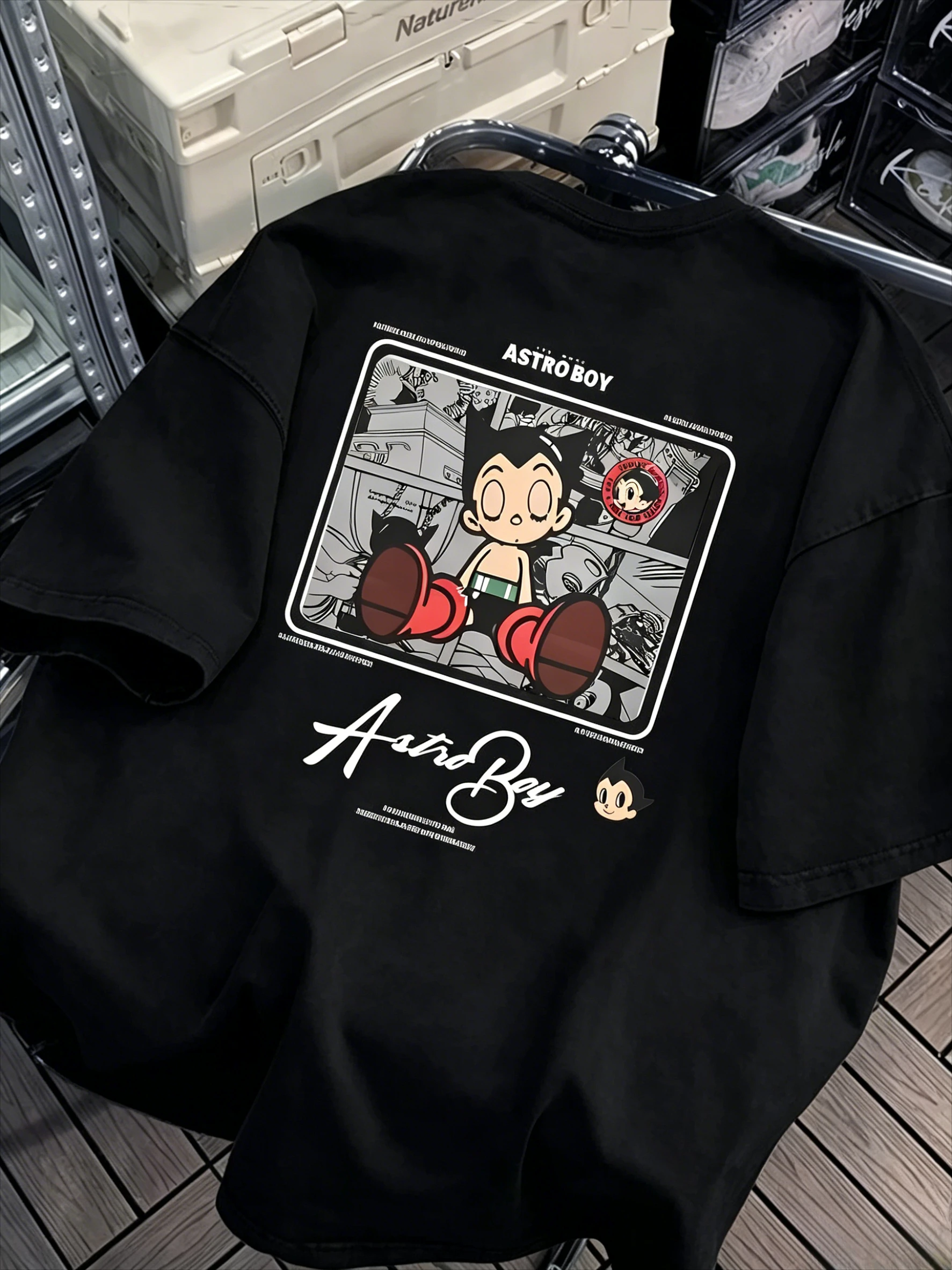 Men's Summer Cotton Breathable Comfortable Round-neck Short-sleeved T-shirt Cartoon Casual Pattern Korean Fashion Men's T-shirts