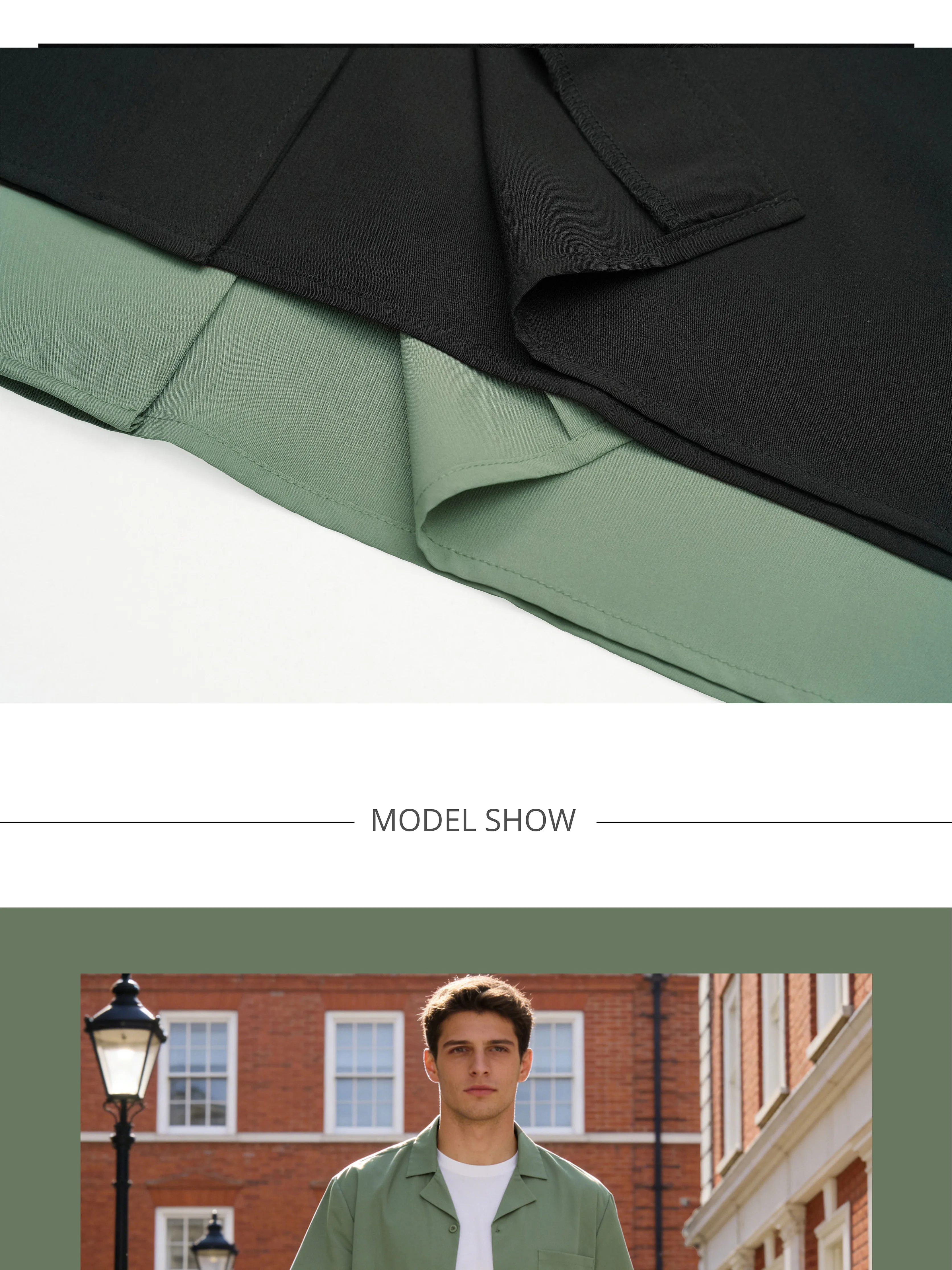 [Minimalist Academy Style Short Sleeve Crop Shirt] Men's Short Casual Comfortable Solid Color Short Sleeve Polo Shirt
