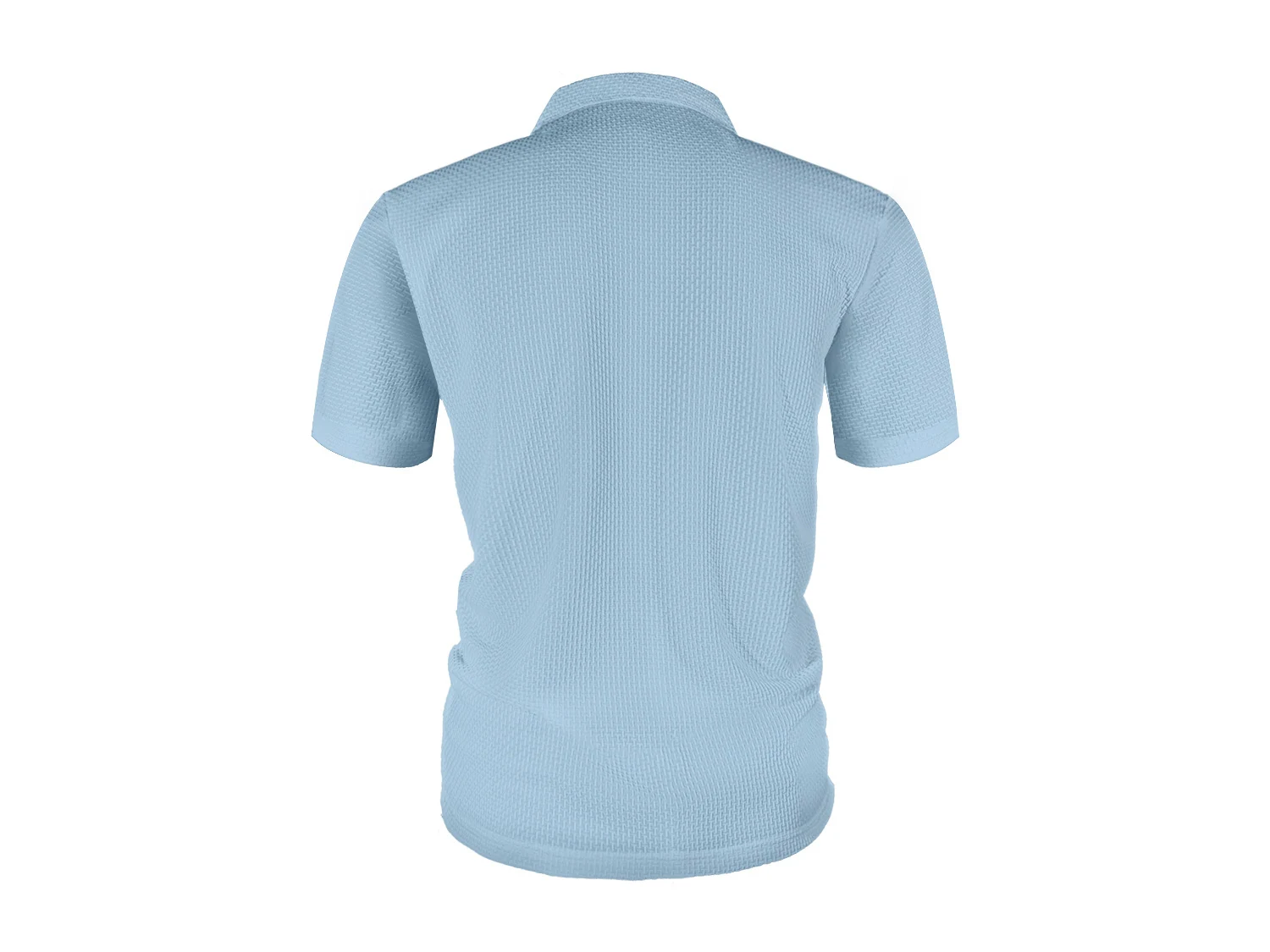 Summer ice silk lapel POLO men's short-sleeved T-shirt with pockets, men's top