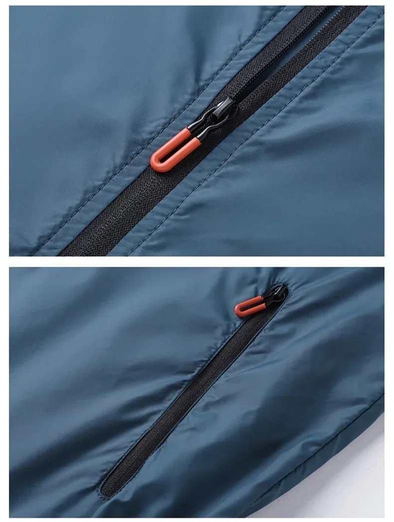 Sunscreen Coats Men's Breathable Sports Waterproof Jacket Summer UV Protection Outdoor Fishing Skin Clothing