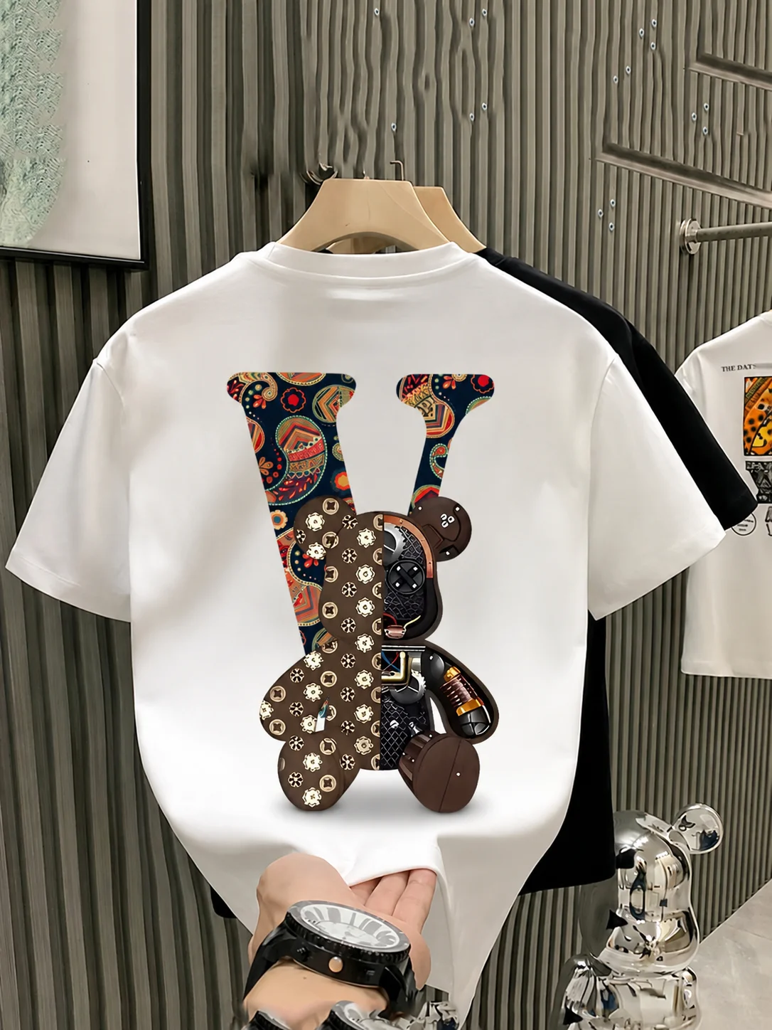 2026 Summer Men's Short-Sleeved Fashion New Product - Multi-purpose Cool Youthful Casual Fun Print Cotton Men's Women's T-Shirt