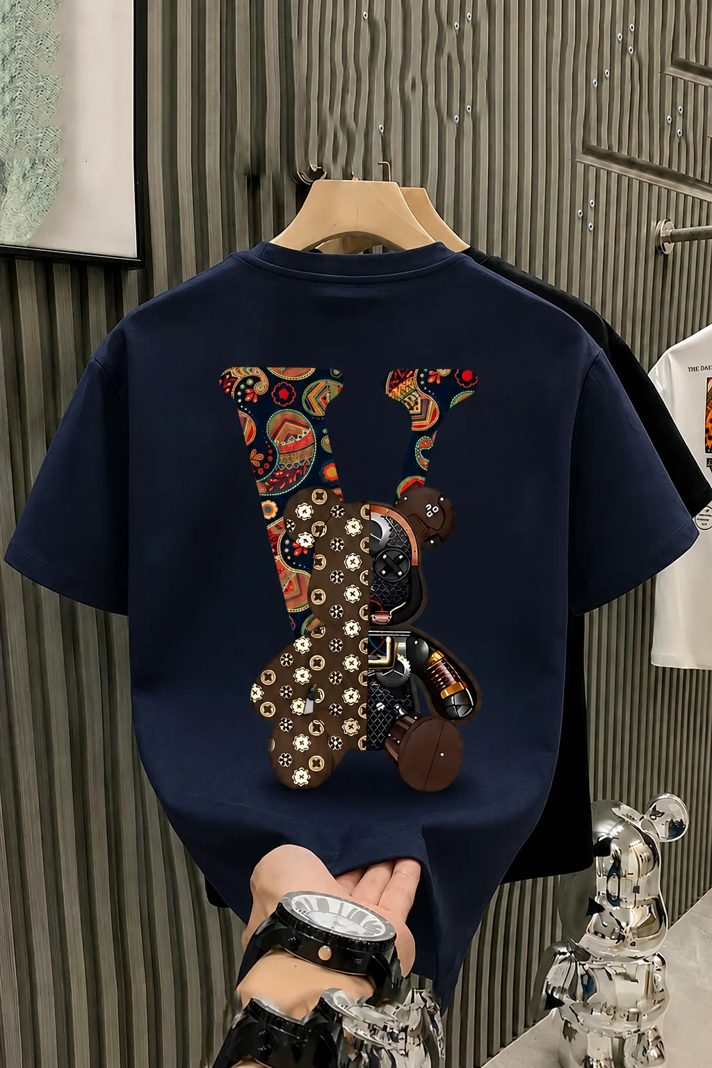 2026 Summer Men's Short-Sleeved Fashion New Product - Multi-purpose Cool Youthful Casual Fun Print Cotton Men's Women's T-Shirt