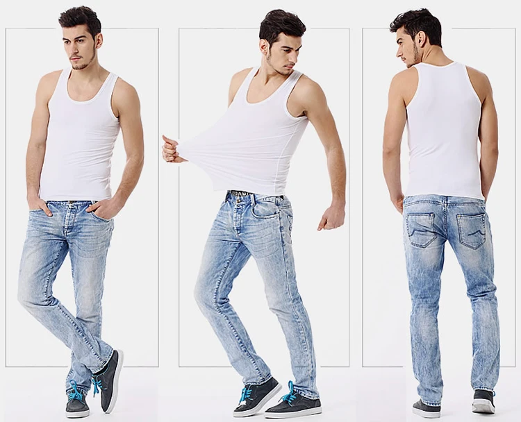 1/3/5 Piece Men's Four Season Pure Cotton Slim Fit Versatile Vest Round Neck Sports Fitness Base Shirt Sleeveless Casual Top