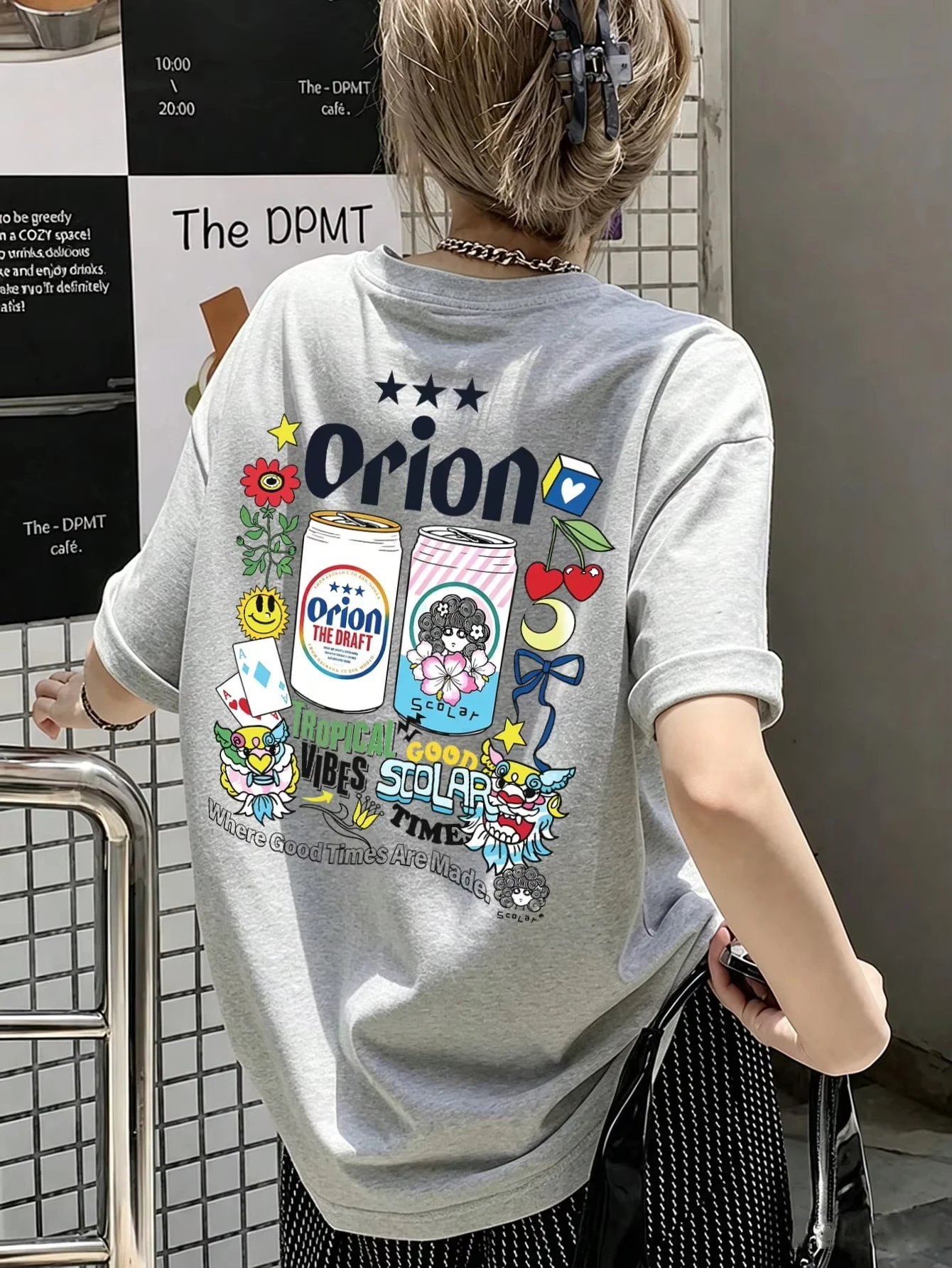 New Summer 2026 Orion Collection Stylish Printed Pattern Woman's and Men's Short Sleeve T-Shirt Suitable for Daily Casual Top