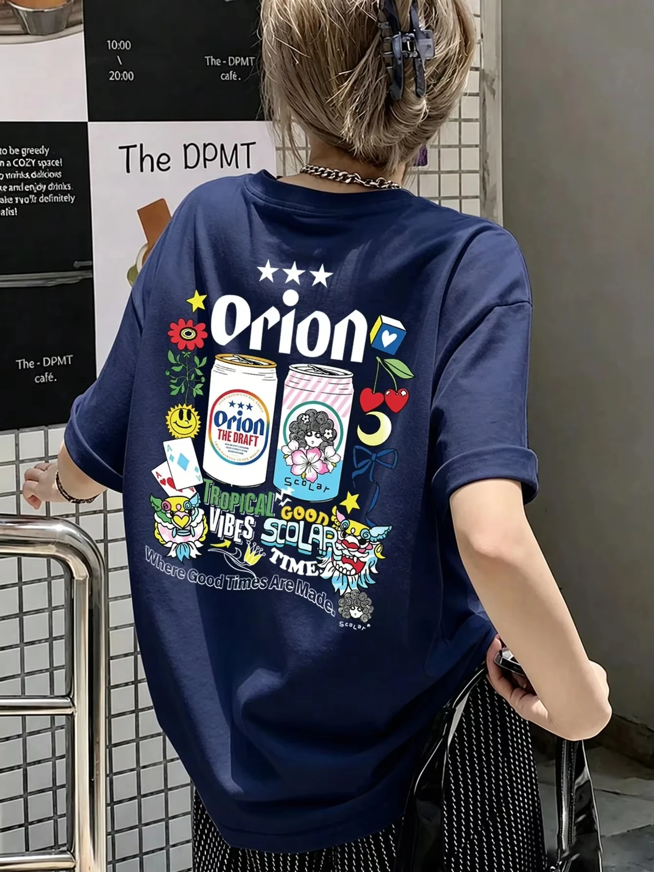 New Summer 2026 Orion Collection Stylish Printed Pattern Woman's and Men's Short Sleeve T-Shirt Suitable for Daily Casual Top