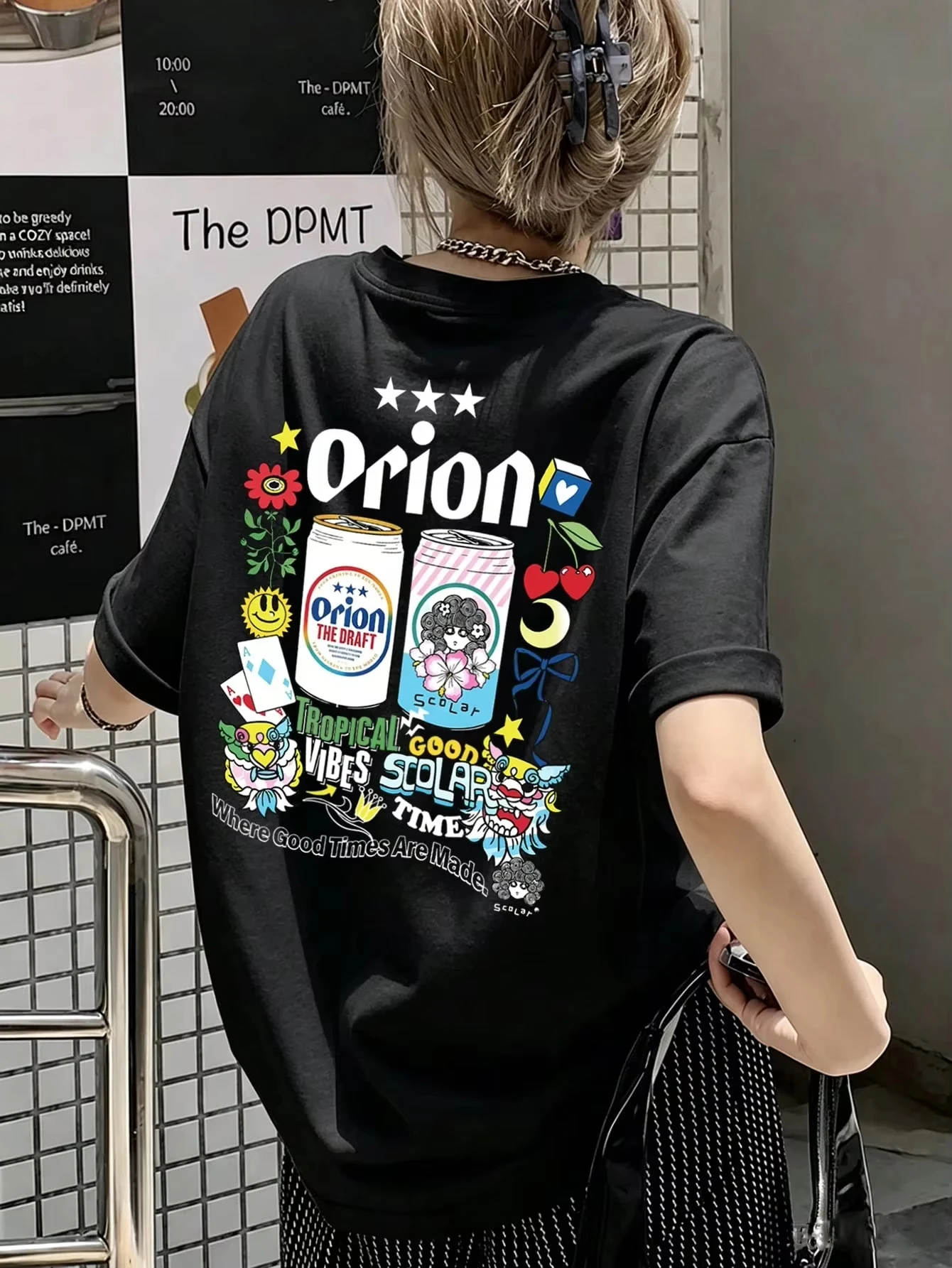 New Summer 2026 Orion Collection Stylish Printed Pattern Woman's and Men's Short Sleeve T-Shirt Suitable for Daily Casual Top