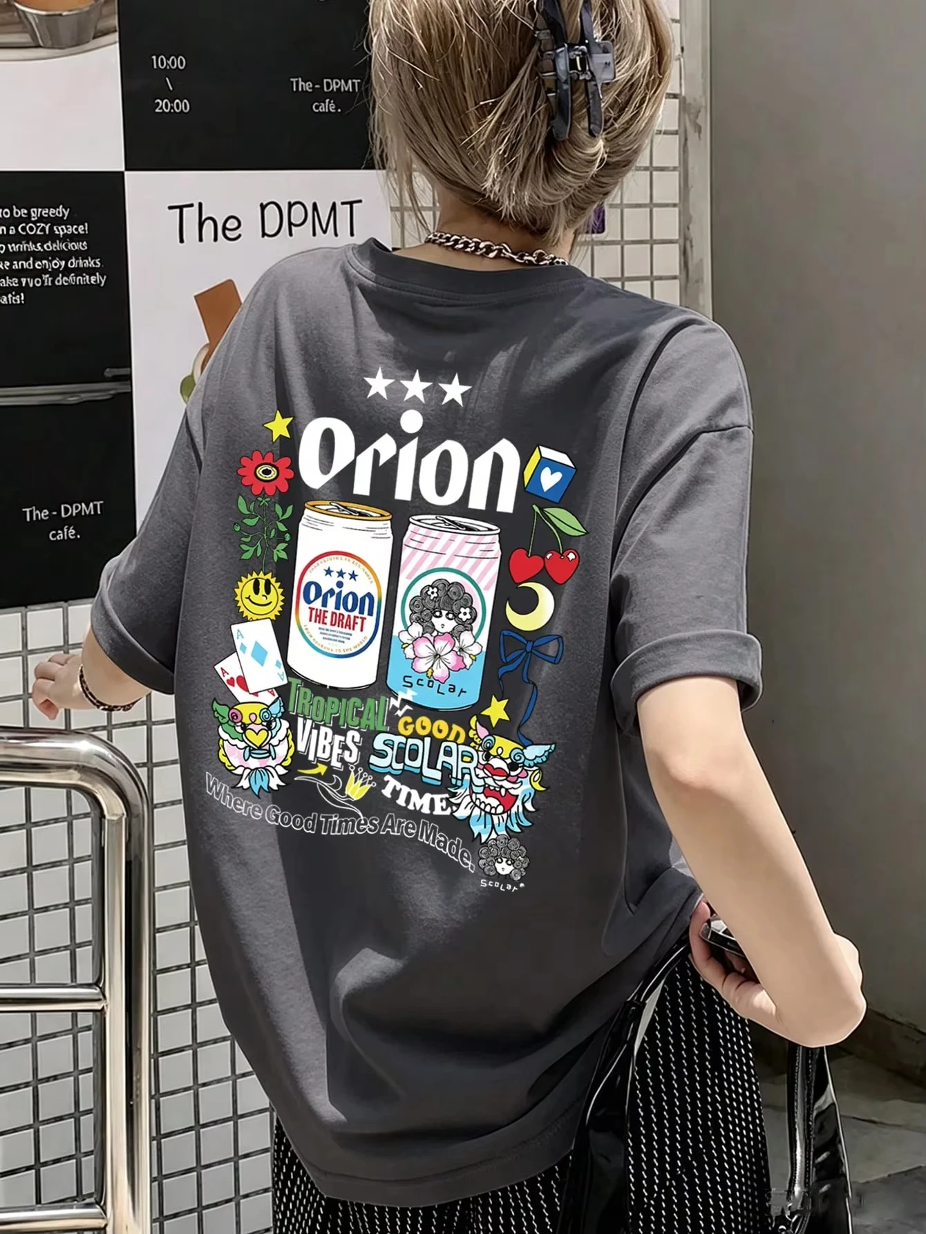 New Summer 2026 Orion Collection Stylish Printed Pattern Woman's and Men's Short Sleeve T-Shirt Suitable for Daily Casual Top