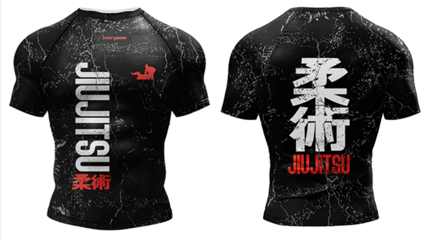 Cody Lundin Short Sleeve Pink Mens Jiu Jitsu BJJ No Gi Rash Guard Sublimation Men Running Training T-shirts Strech Fitness Tees