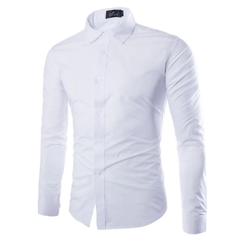 14 Colors Solid Color Men's Fashionable Candy Color Shirt Men's Casual Long Sleeve Shirt for Men