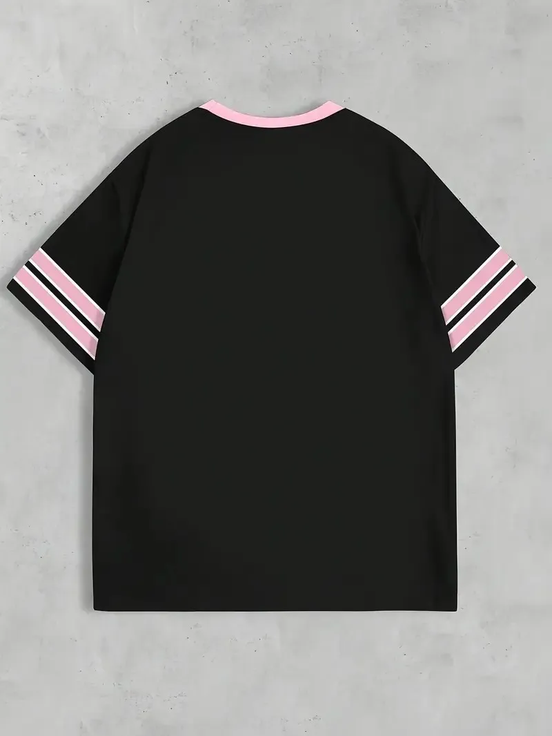 2025 Summer New Men's T-Shirt Breathable Casual Sporty Digital Print Outdoor Street Men's Wear
