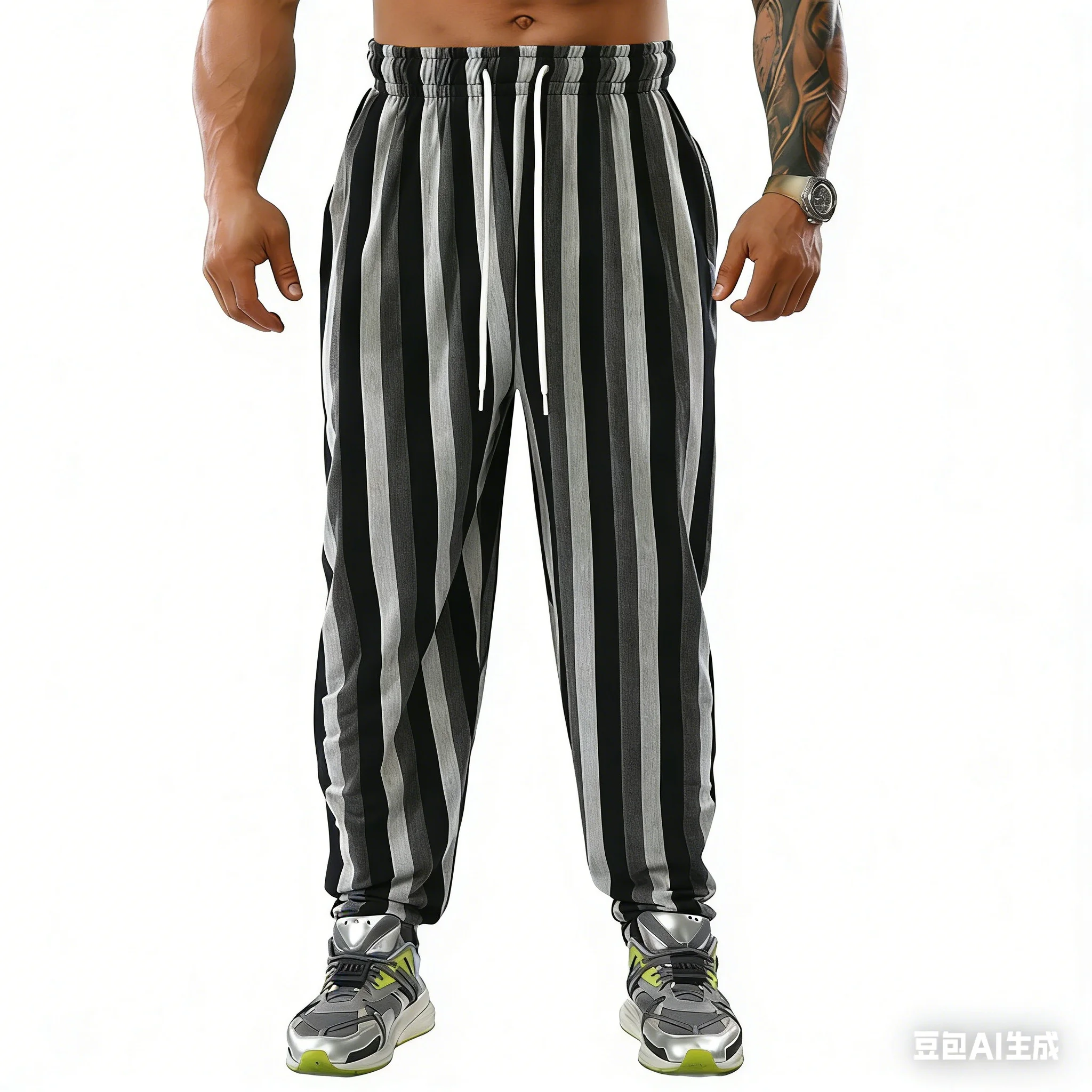 2026 Year New 3D Printed Mesh Breathable Fashionable European and American Style Adult and Children's Casual Sports Pants