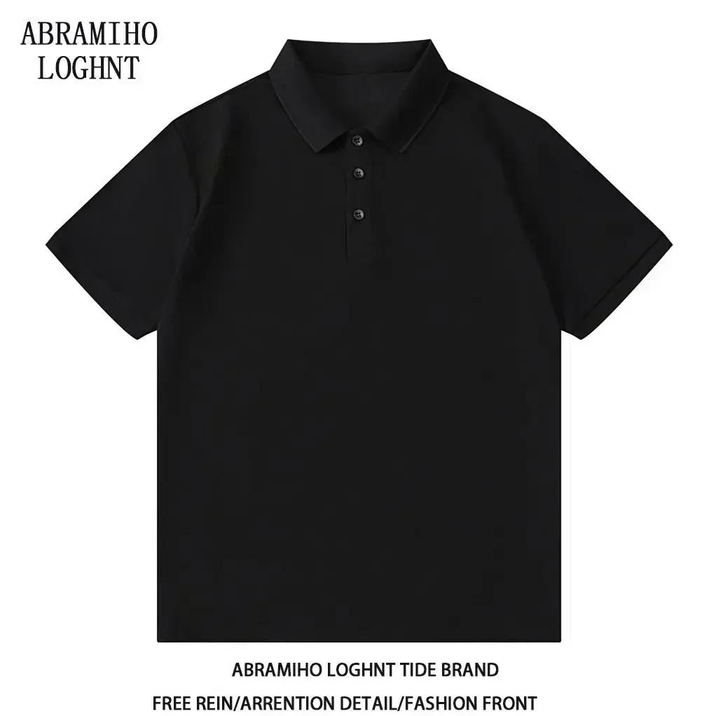 Y2K Short Sleeved Polo Shirt T-shirt Printed Top Dark Gothic Retro Summer Street Top