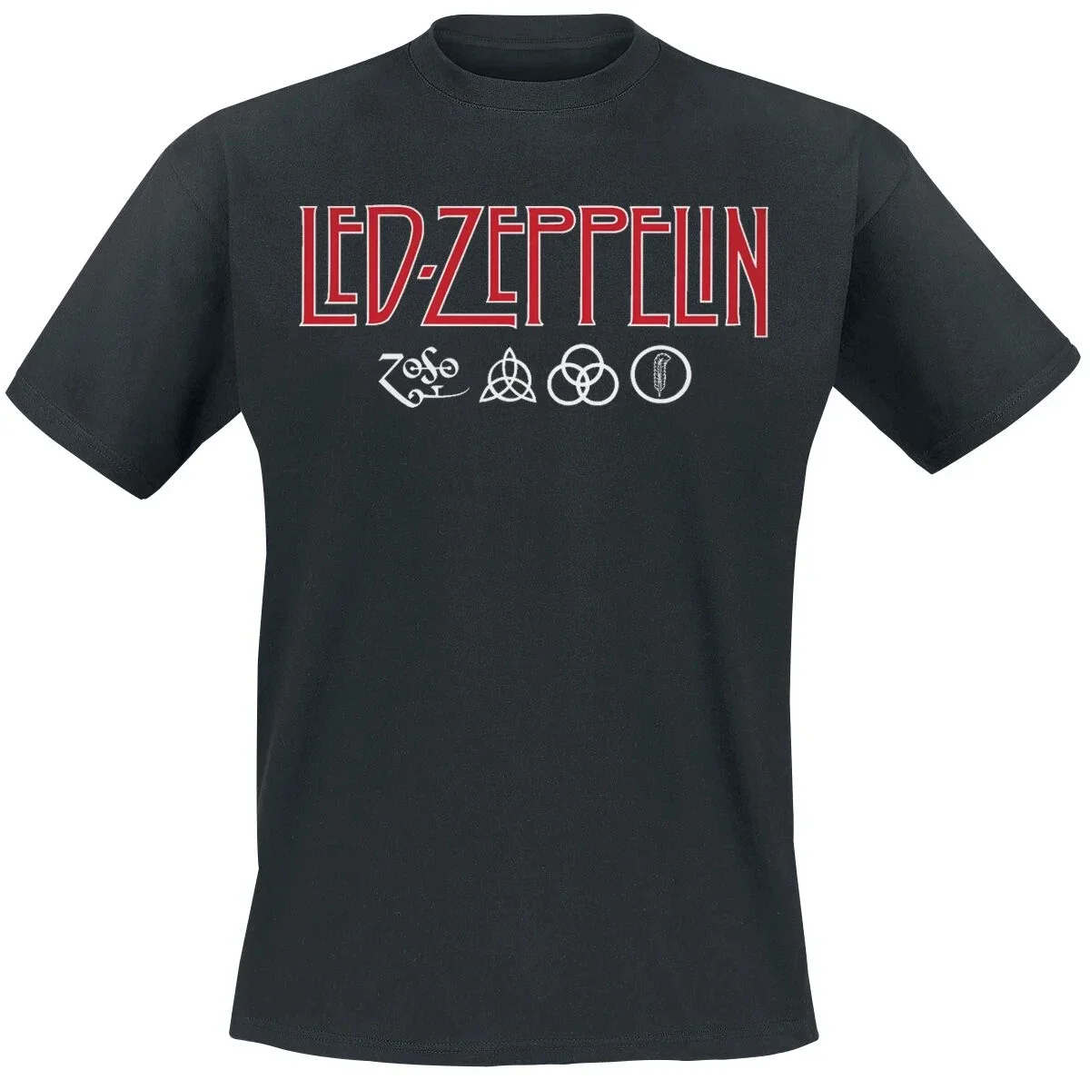Top Summer Led Zeppelin Graphic Cotton T-shirt Unisex Summer Short Sleeve Fashion Brand Tee Luxury Casual Vintage Tees