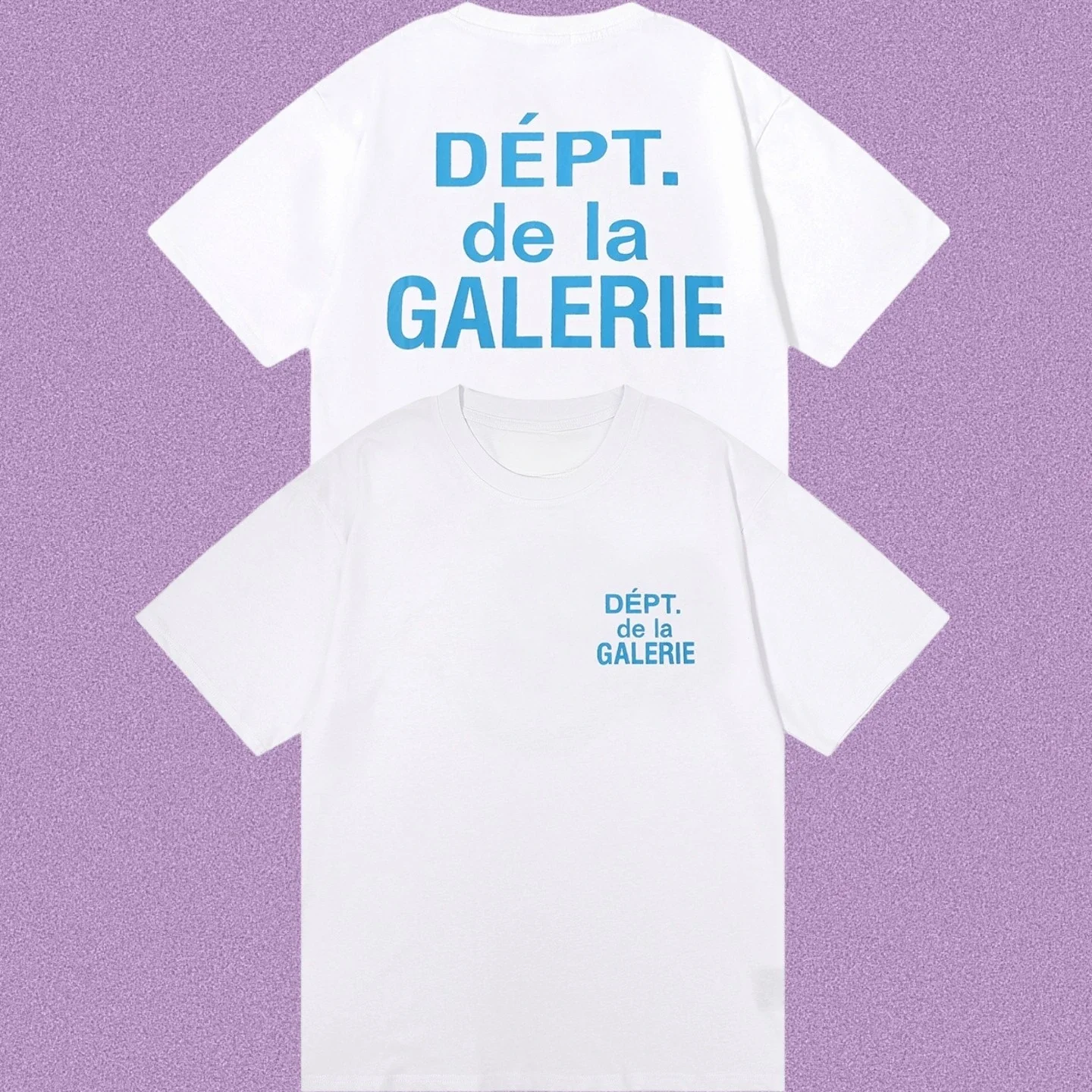 Gallery Dept Short Sleeve Letter Printed 2026 New American Casual Street Cotton Large T-shirt Trendy Hot Sale