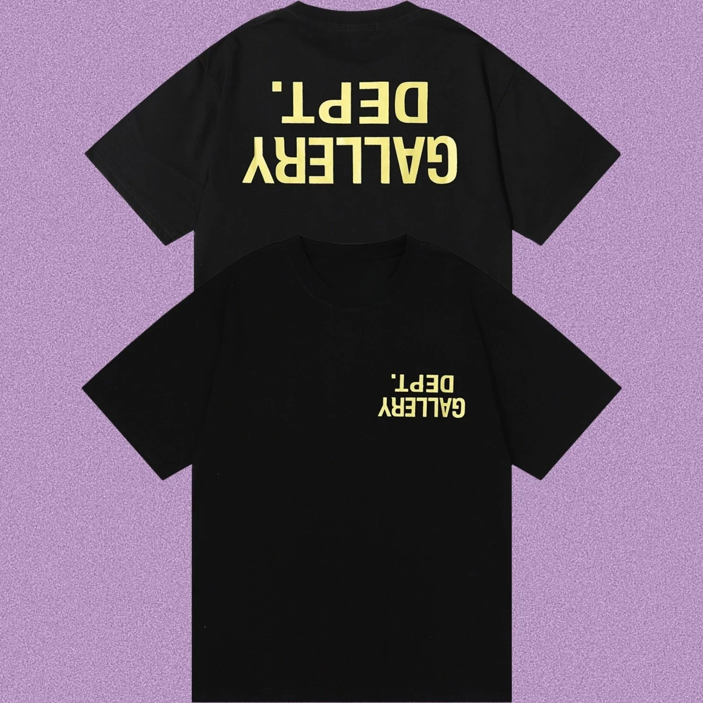 Gallery Dept Short Sleeve Letter Printed 2026 New American Casual Street Cotton Large T-shirt Trendy Hot Sale