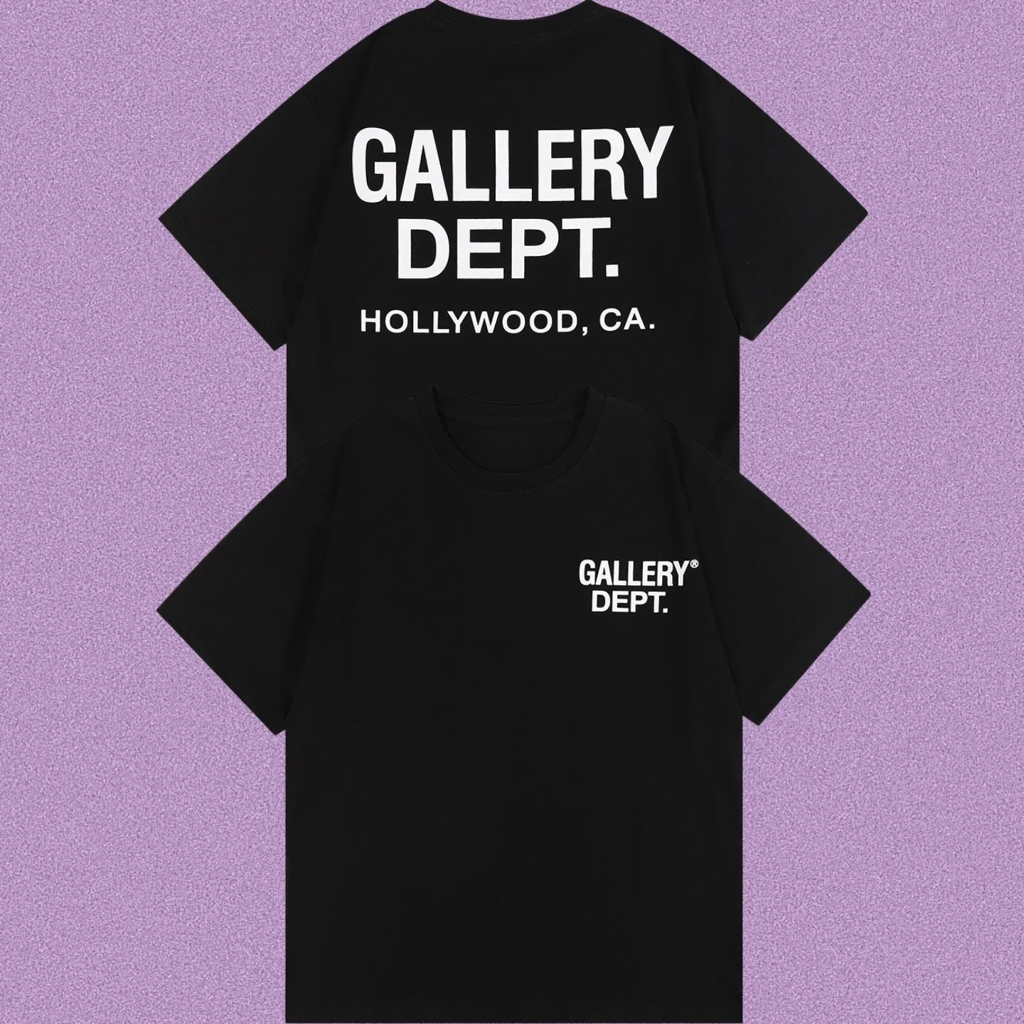Gallery Dept Short Sleeve Letter Printed 2026 New American Casual Street Cotton Large T-shirt Trendy Hot Sale