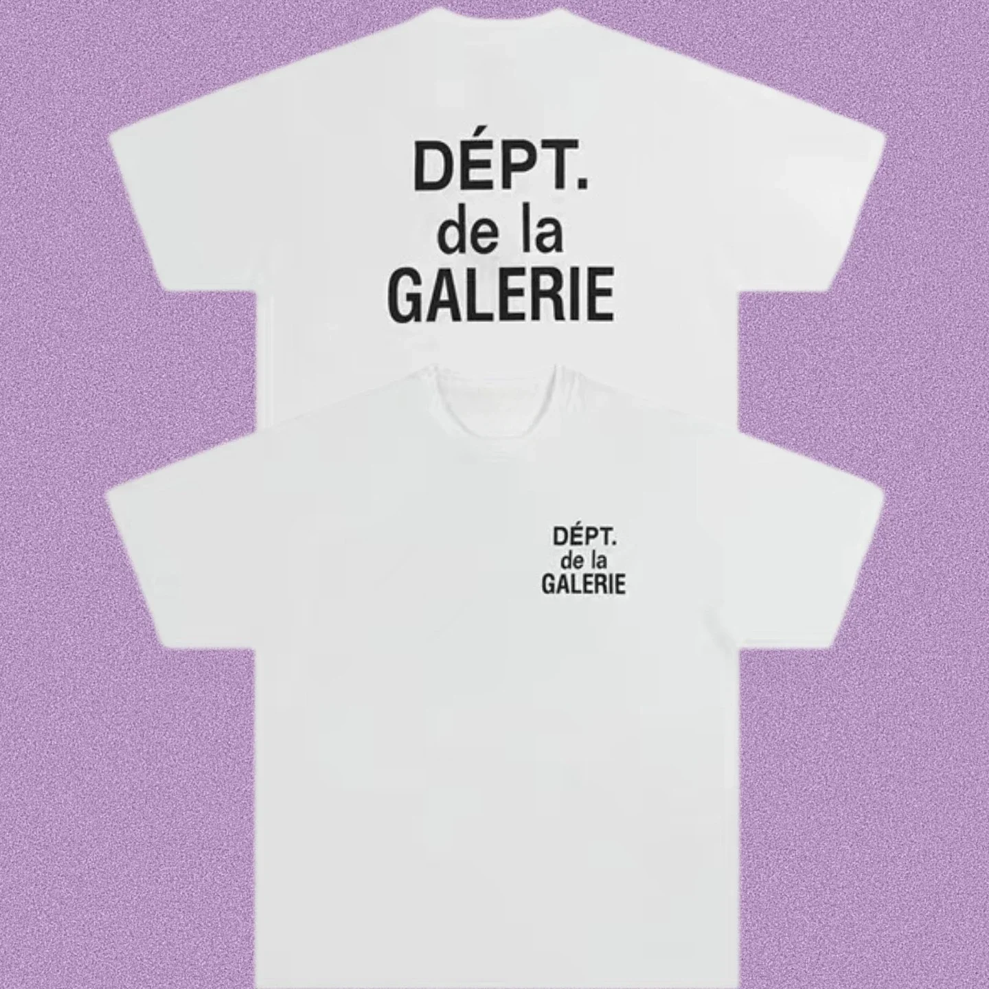 Gallery Dept Short Sleeve Letter Printed 2026 New American Casual Street Cotton Large T-shirt Trendy Hot Sale