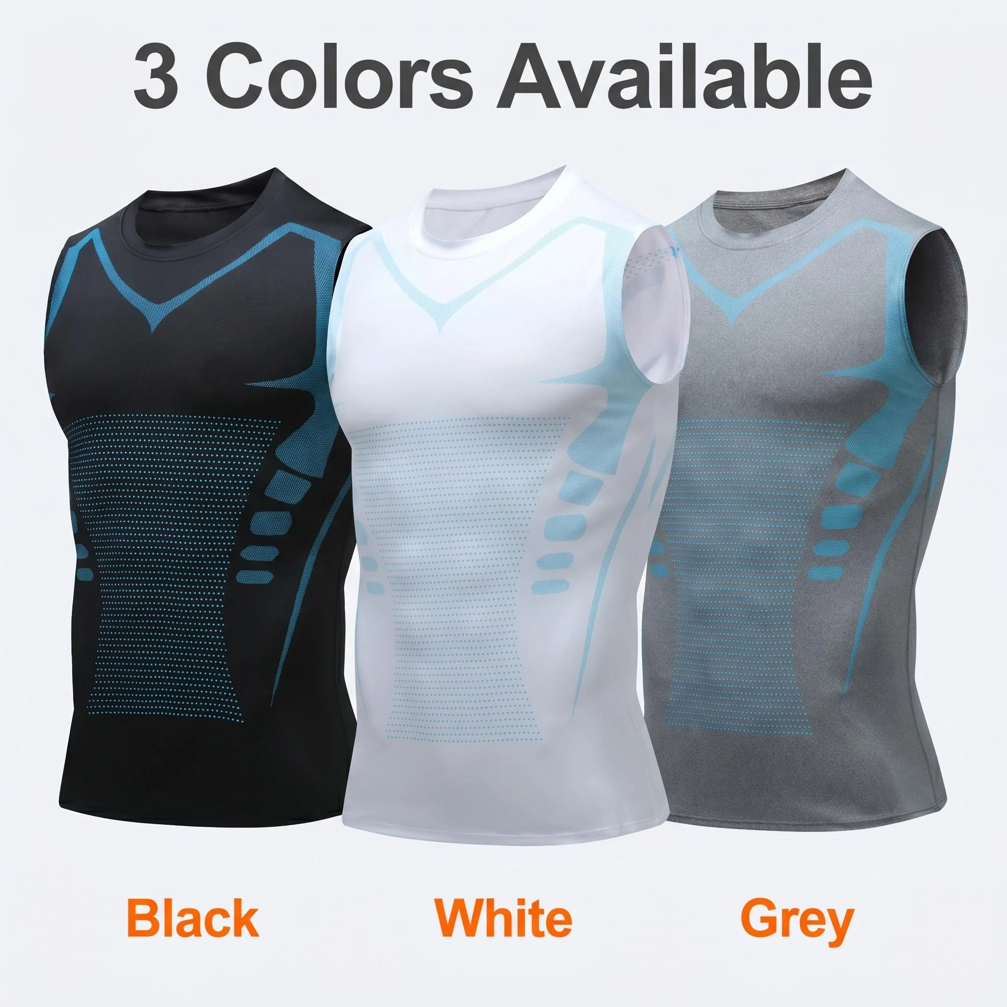 Compression Tank Top Men Gym Shirt Sleeveless Quick Dry Printing Sportswear Male Fitness Bodybuilding Vest Workout Muscle Top