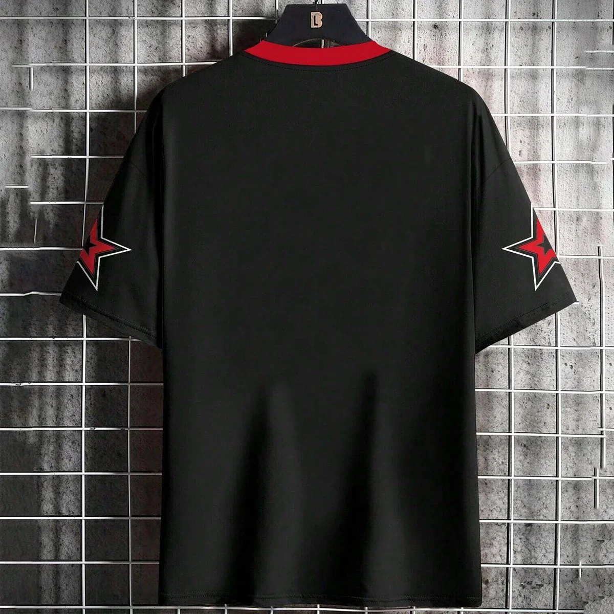 Men's Letter Number Print Round Neck Short Sleeve T-shirt Outdoor Sports Fans Wear Men's Women's T-shirts