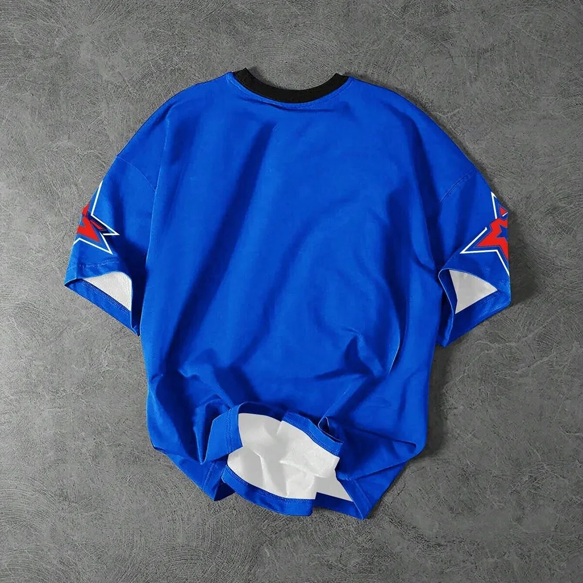 Men's Letter Number Print Round Neck Short Sleeve T-shirt Outdoor Sports Fans Wear Men's Women's T-shirts