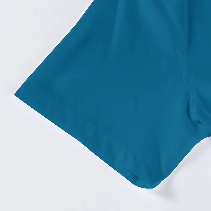 New Men's Business Casual Solid Color Short Sleeved Shirt for Summer Fashion No Ironing Comfortable and Versatile Top