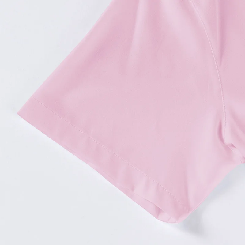 New Men's Business Casual Solid Color Short Sleeved Shirt for Summer Fashion No Ironing Comfortable and Versatile Top