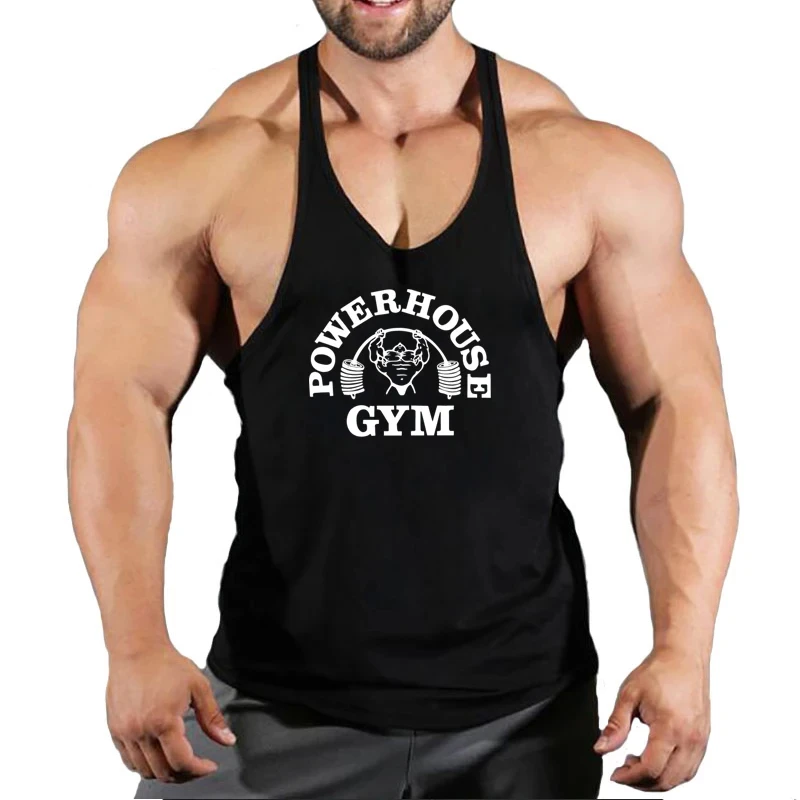 Gym Top Men Bodybuilding Shirt Fitness Men's Vest Singlet Sleeveless Sweatshirt Man Clothes Clothing Stringer Vests Singlets
