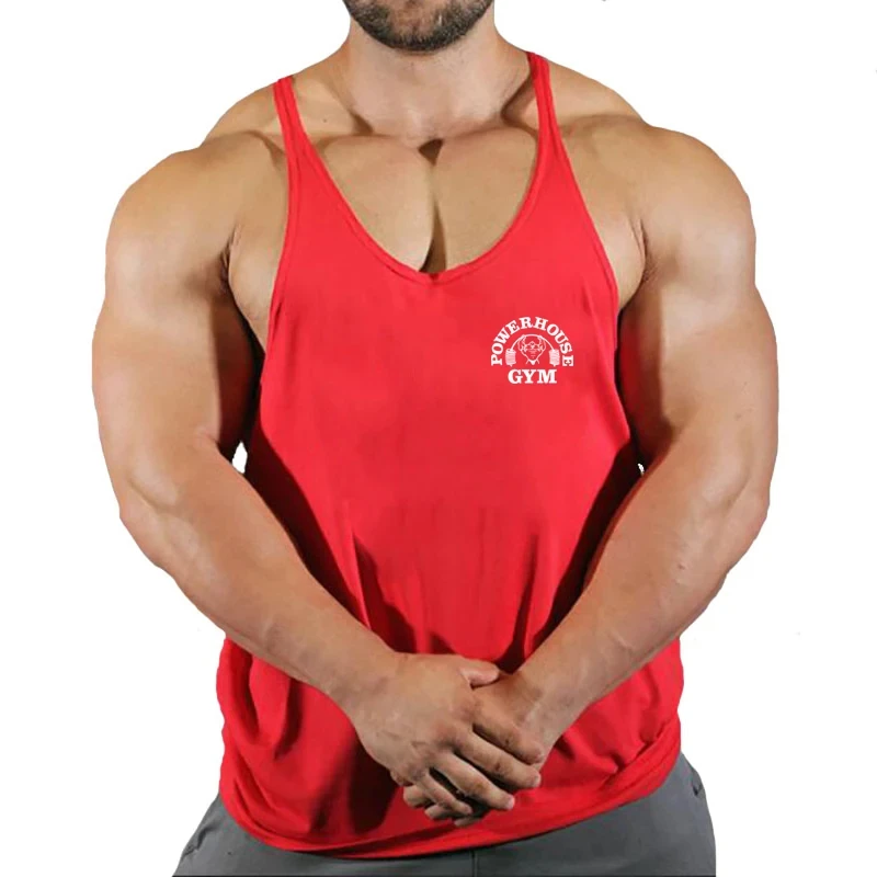Gym Top Men Bodybuilding Shirt Fitness Men's Vest Singlet Sleeveless Sweatshirt Man Clothes Clothing Stringer Vests Singlets