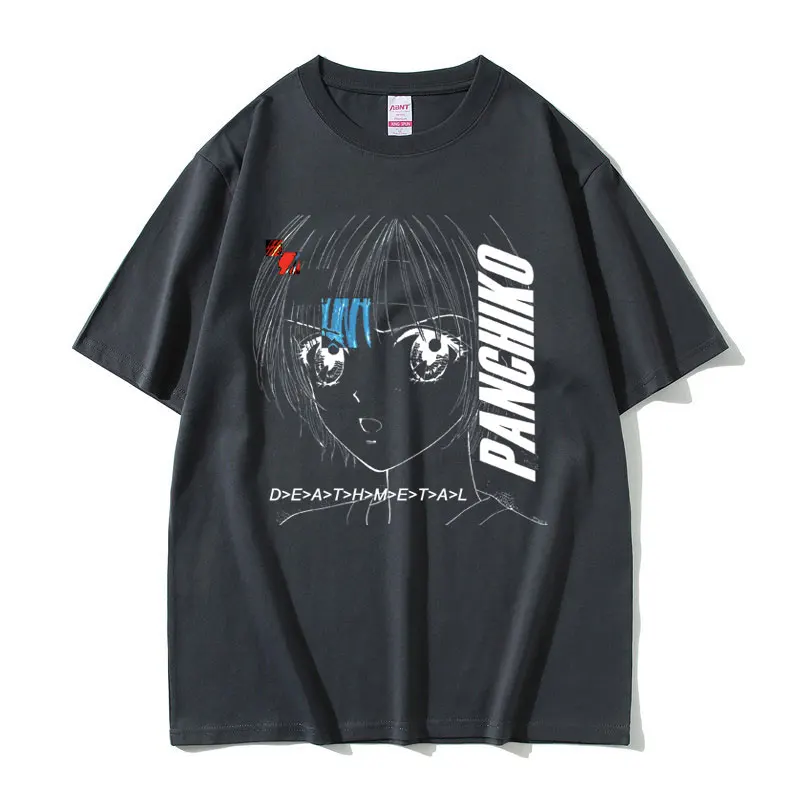 Rock Band Panchiko DEATHMETAL Album Graphic Print Tshirt Men Women Vintage Casual T-shirts Male Oversized Tees Gothic Streetwear