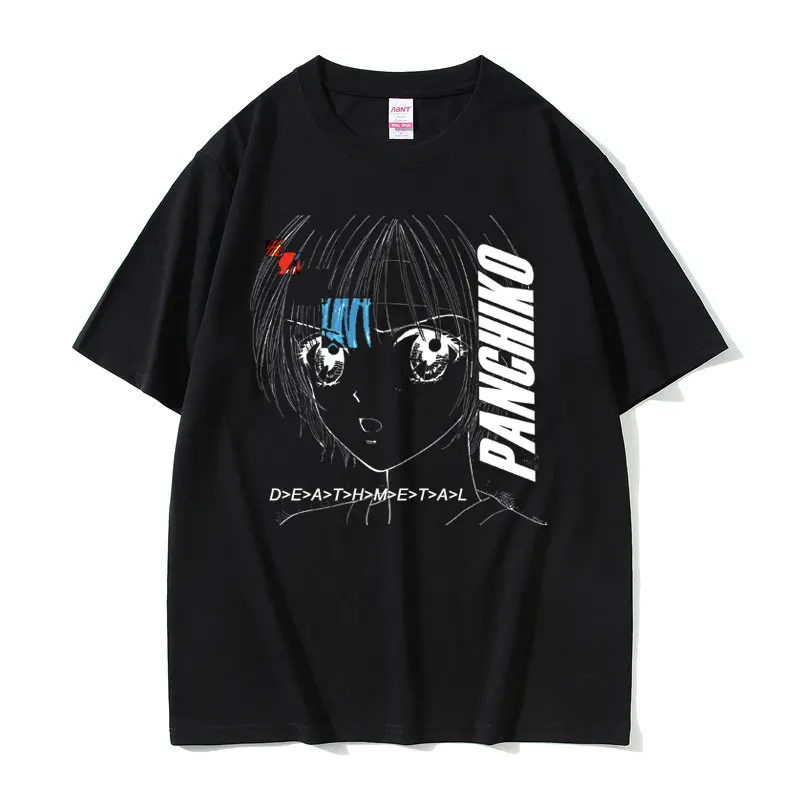 Rock Band Panchiko DEATHMETAL Album Graphic Print Tshirt Men Women Vintage Casual T-shirts Male Oversized Tees Gothic Streetwear