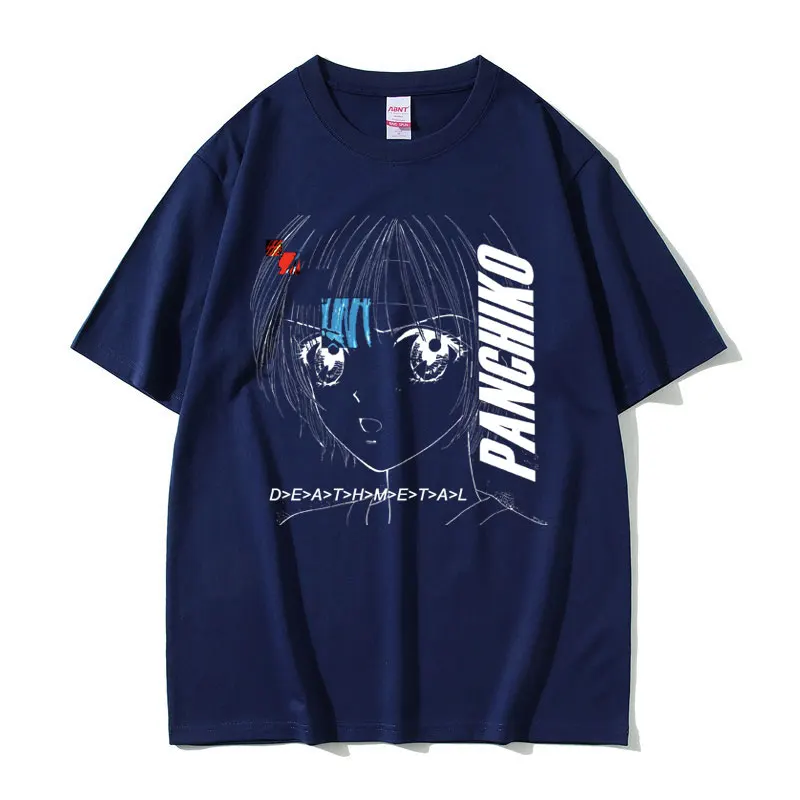 Rock Band Panchiko DEATHMETAL Album Graphic Print Tshirt Men Women Vintage Casual T-shirts Male Oversized Tees Gothic Streetwear
