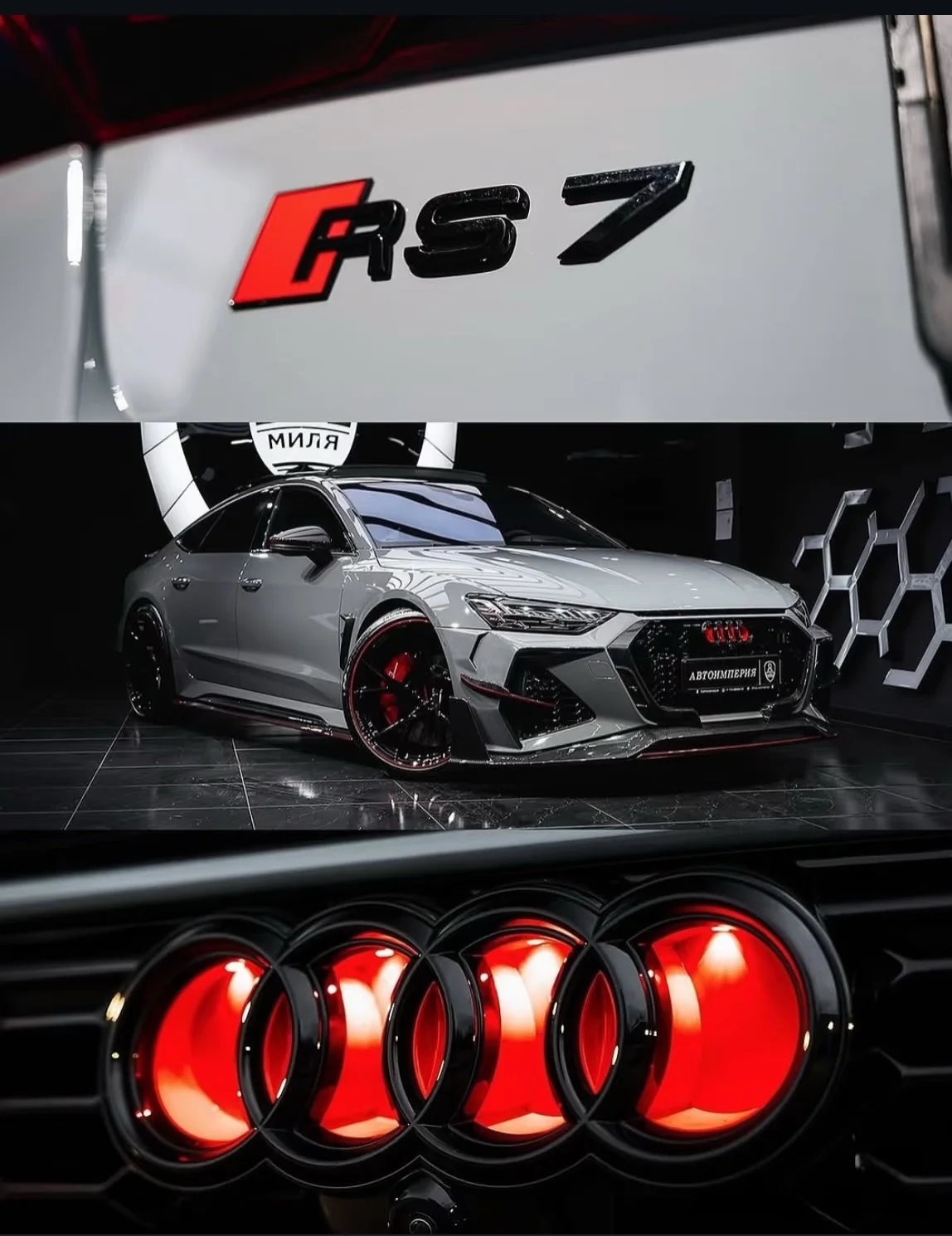 Audi RS Performance Car Car Modified Men's POLO Shirt Summer Lapel Short Sleeve Racing Motorcycle T-Shirt