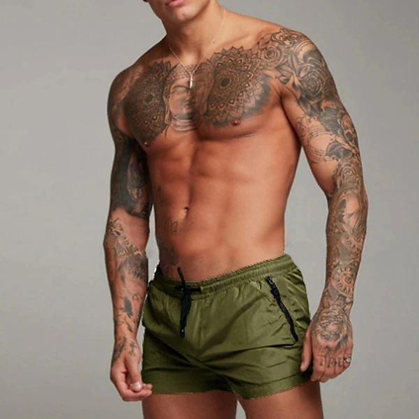 Men's Swimming Trunks Fashion Summer Swimwear Men Summer Beach Shorts Swimming Shorts Boxer Trunks Men Swimsuit