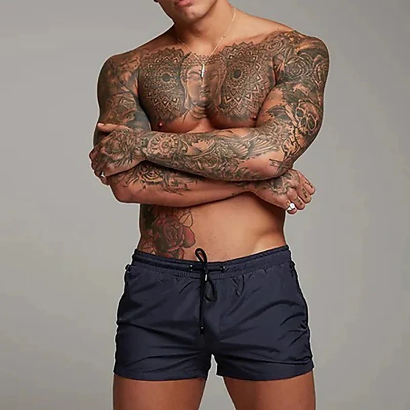 Men's Swimming Trunks Fashion Summer Swimwear Men Summer Beach Shorts Swimming Shorts Boxer Trunks Men Swimsuit