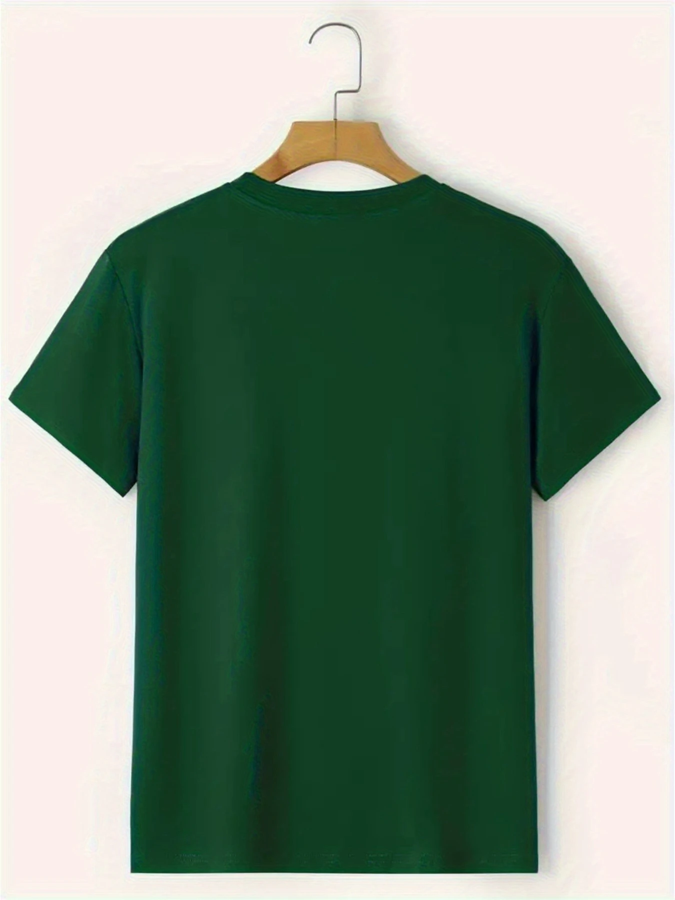 Men's 100% Pure Cotton Summer Loose Oversized Casual Paris Letter Printed Sports Round Neck Short Sleeved T-Shirt Top