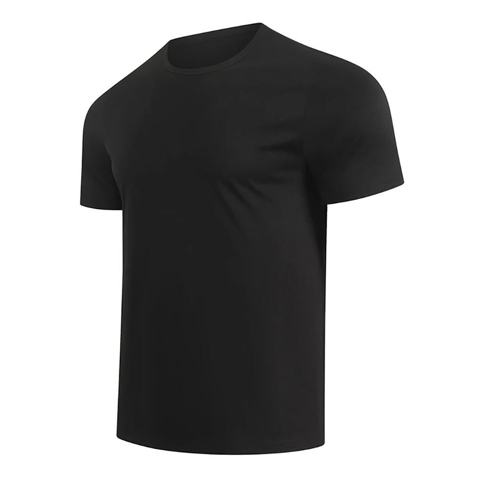 Men's Summer 5-Color Short-Sleeved Middle-Aged Casual Versatile Round-Neck Top for Teenagers, Comfortable Daily Handsome T-Shirt