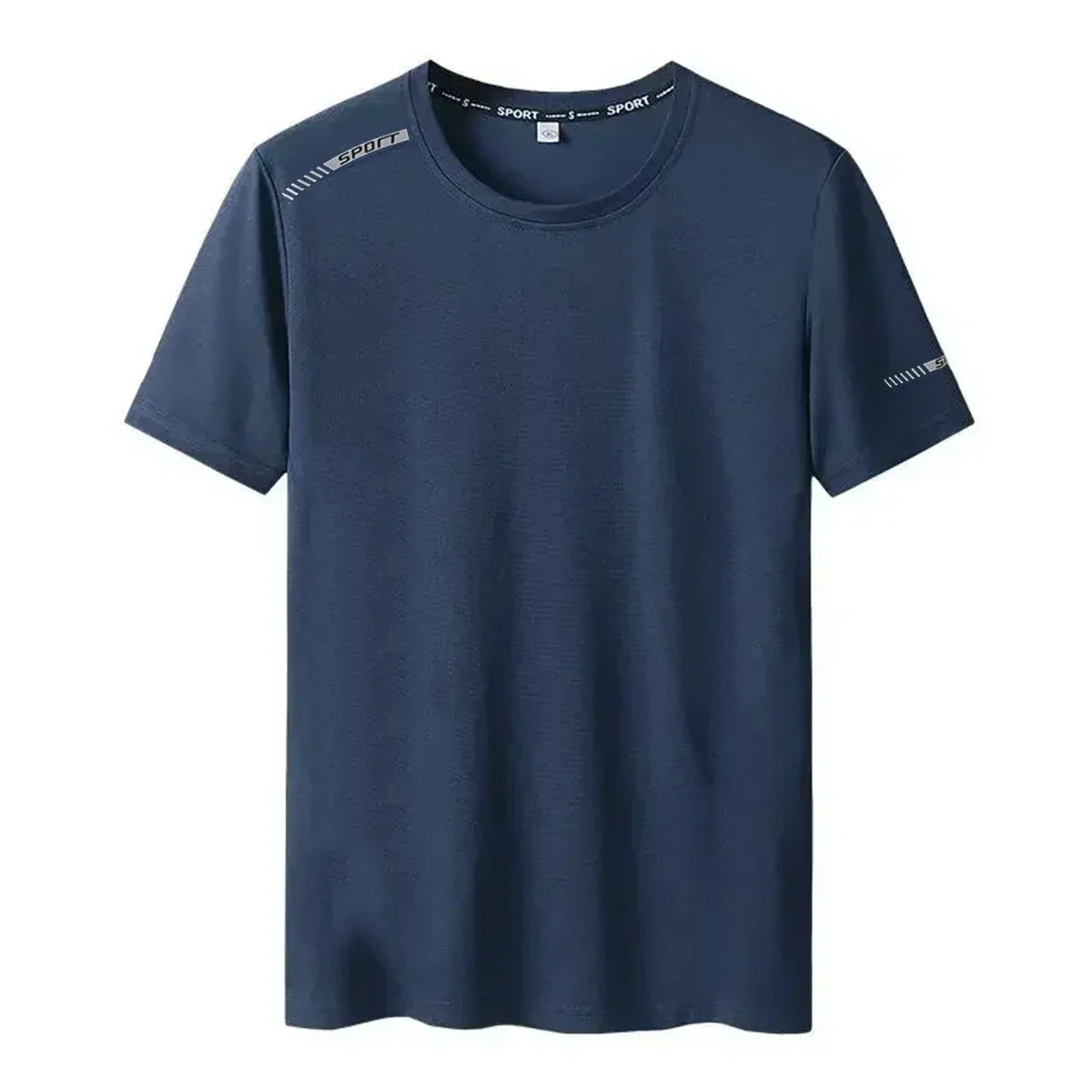 Plus Size 5XL 6XL 7XL Men's T-Shirts Quick Dry Short Sleeve Tees Gym Jerseys Fitness Trainer Running Top Sportswear Male Clothes