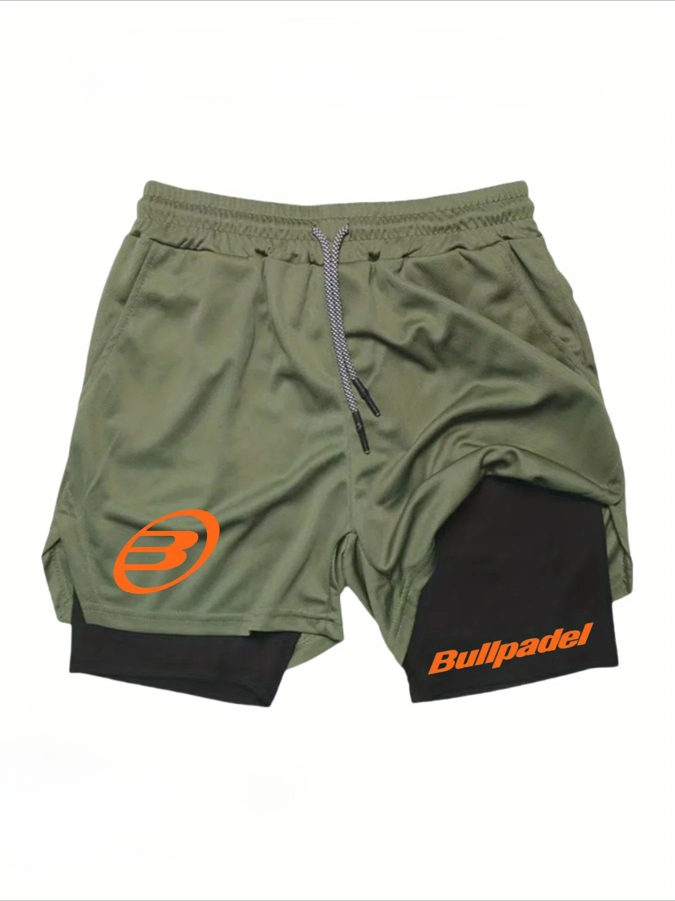 Berserk- Men's 2-in-1 sports shorts, running quick drying shorts, gym and fitness training, double layered Casual shorts