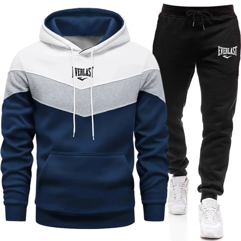 Men's Sets Hoodies and Sweatpants Urban Casual Sports Long Sleeve Jogging Suit Male Home Outdoor Comfort Warm Sweatshirt Outfits