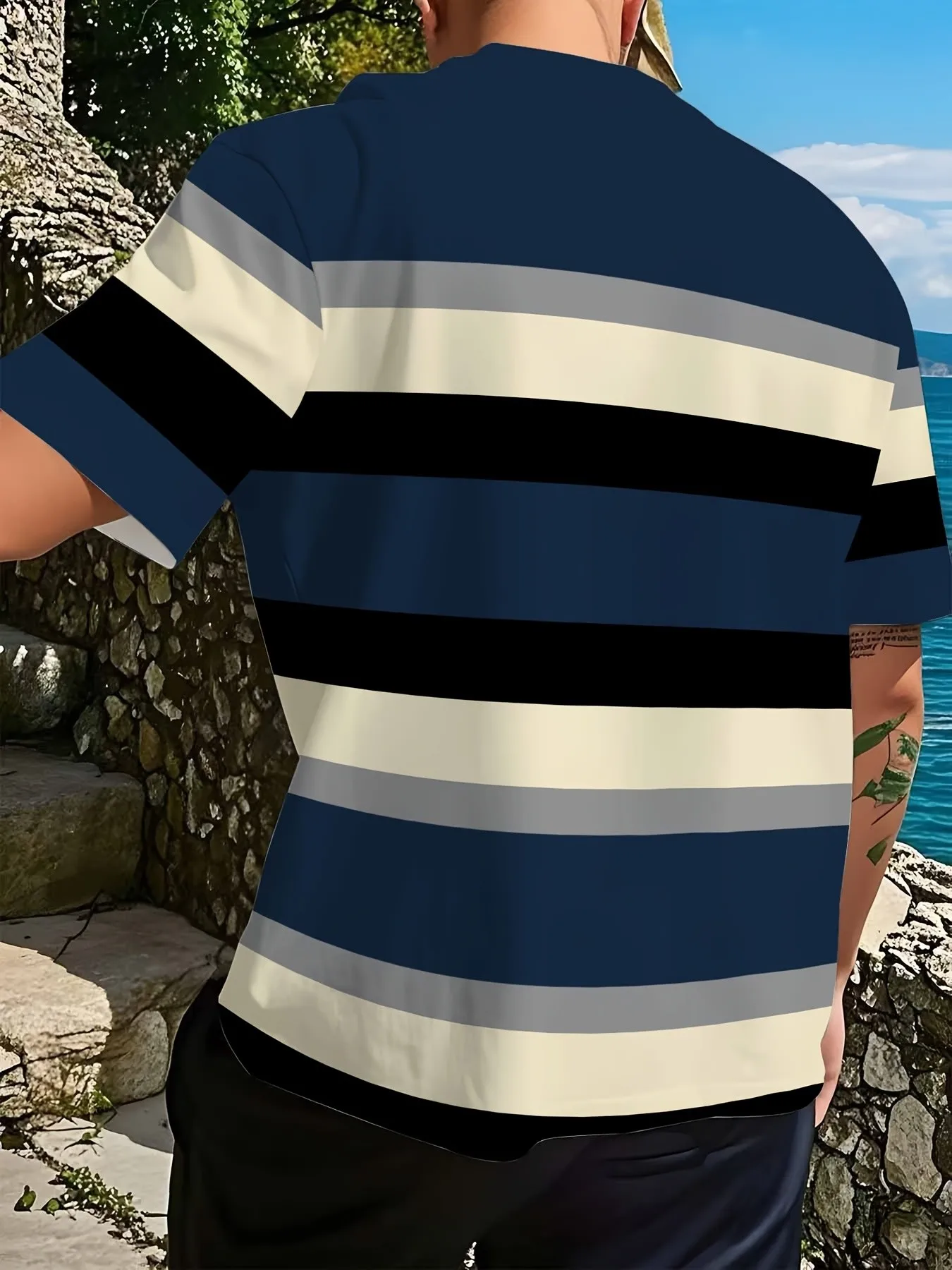 2026 Summer New Style Men's T-shirt Street Casual Fashion Comfortable Soft Lightweight 3D Pattern Printing