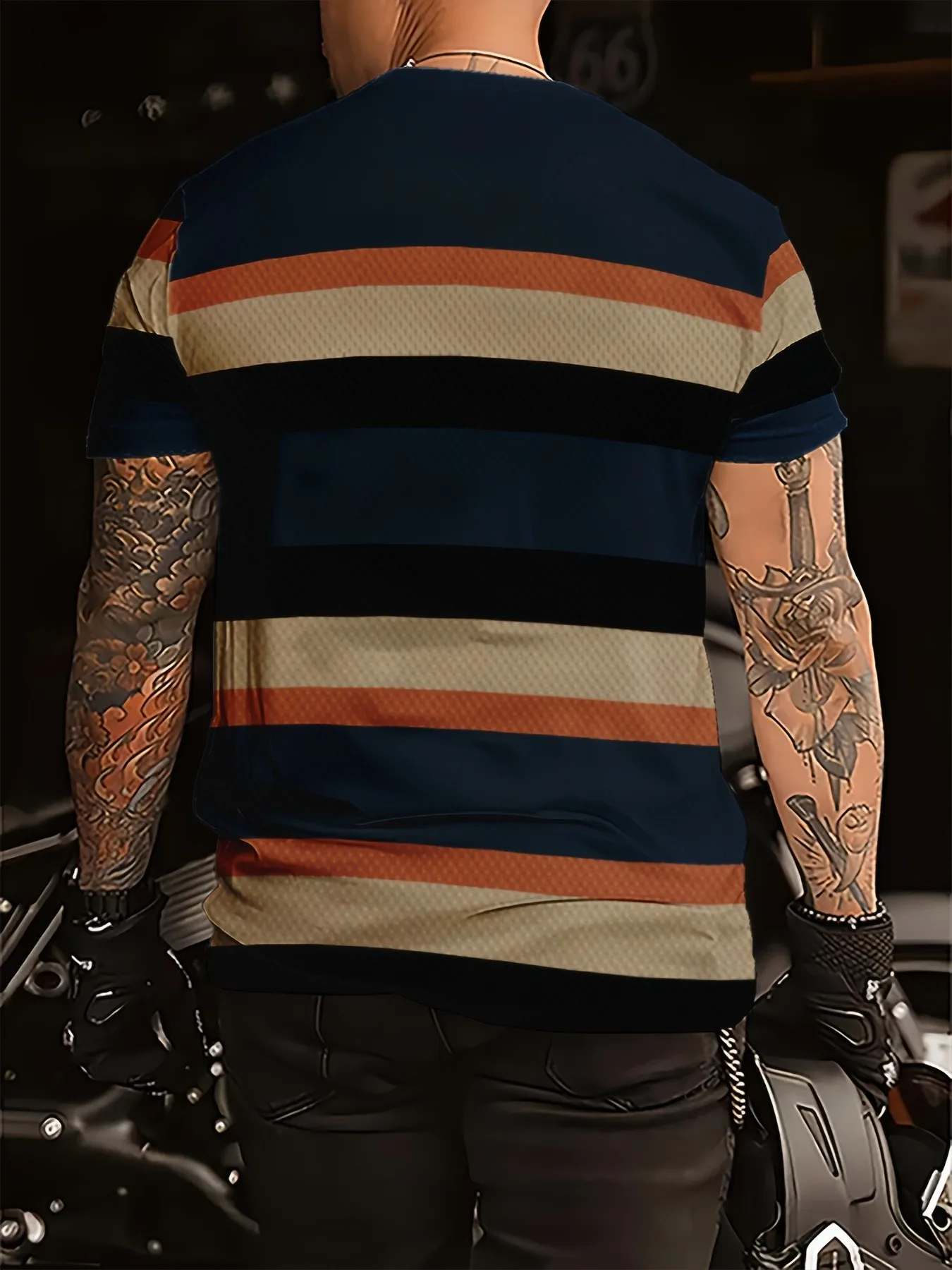 2026 Summer New Style Men's T-shirt Street Casual Fashion Comfortable Soft Lightweight 3D Pattern Printing