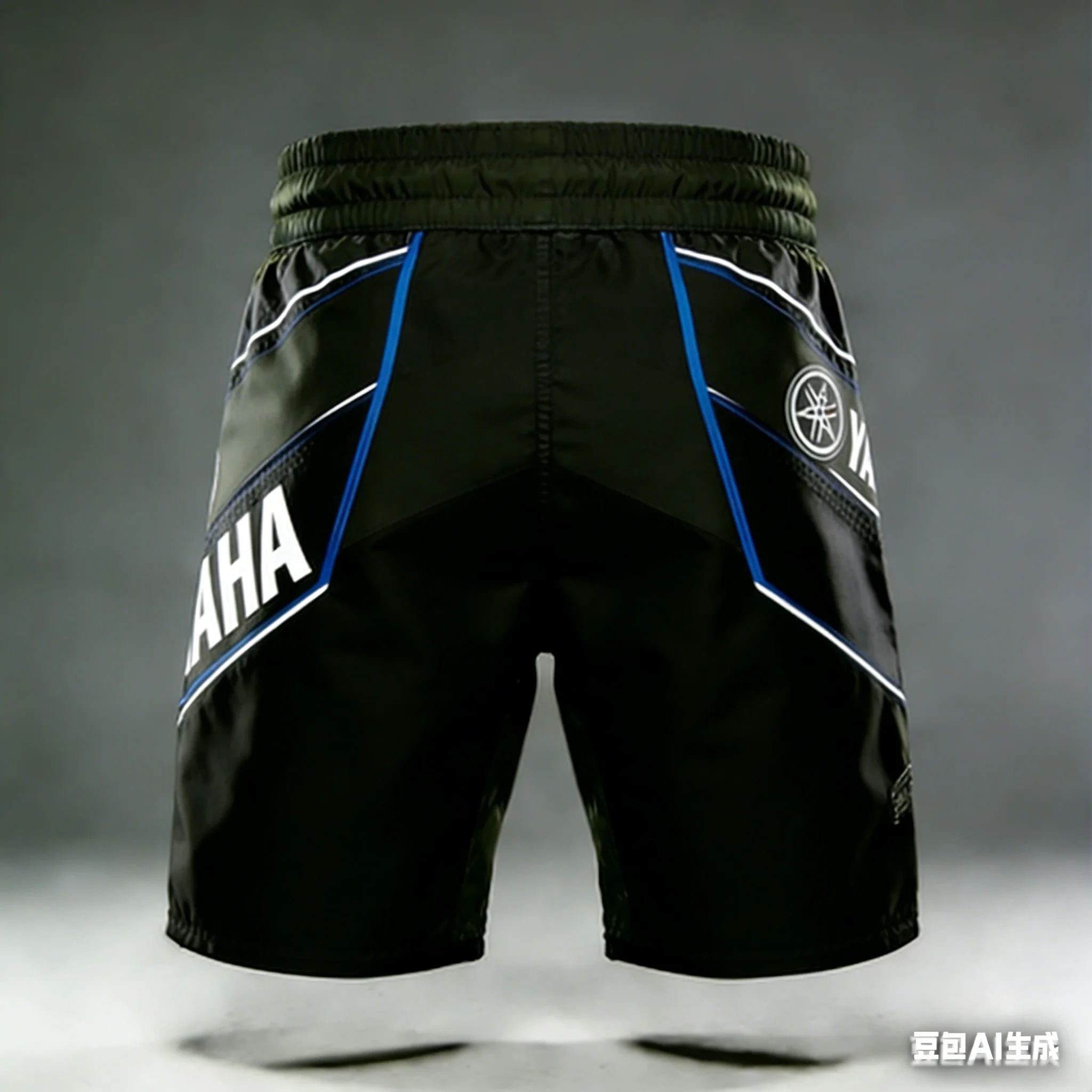 2026 Summer Trendy Yamaha Black and White Pocket Shorts for Men and Women Fashionable Casual Motorcycle Cycling Sports Shorts