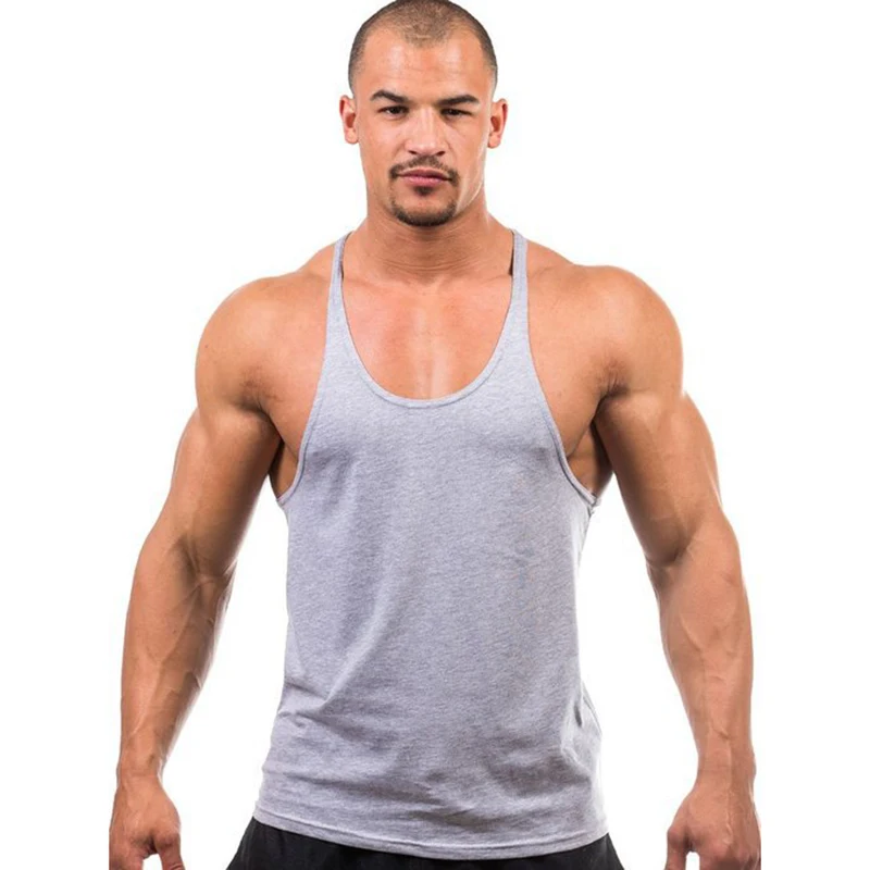 Bodybuilding Tank Top Men's Bodybuilding Clothes Fitness Sleeveless Top For Bodybuilding Male Undershirt Clothing Gym
