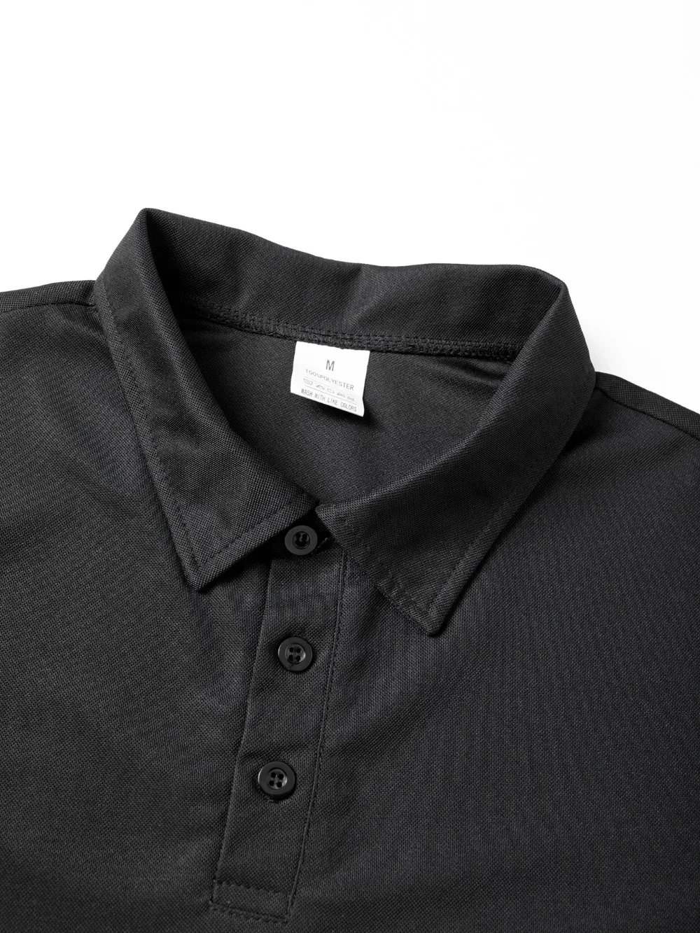 Spring Men's Casual Business Long Sleeve Shirt Solid Color Breathable Lapel T-shirt Men's Outdoor Long Sleeve Polo Shirt Top