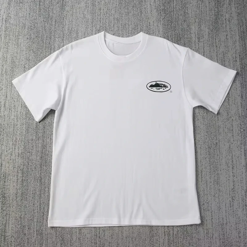 Small Sailboat Art Printed Casual T-shirt Men's and Women's Luxury Brand Top